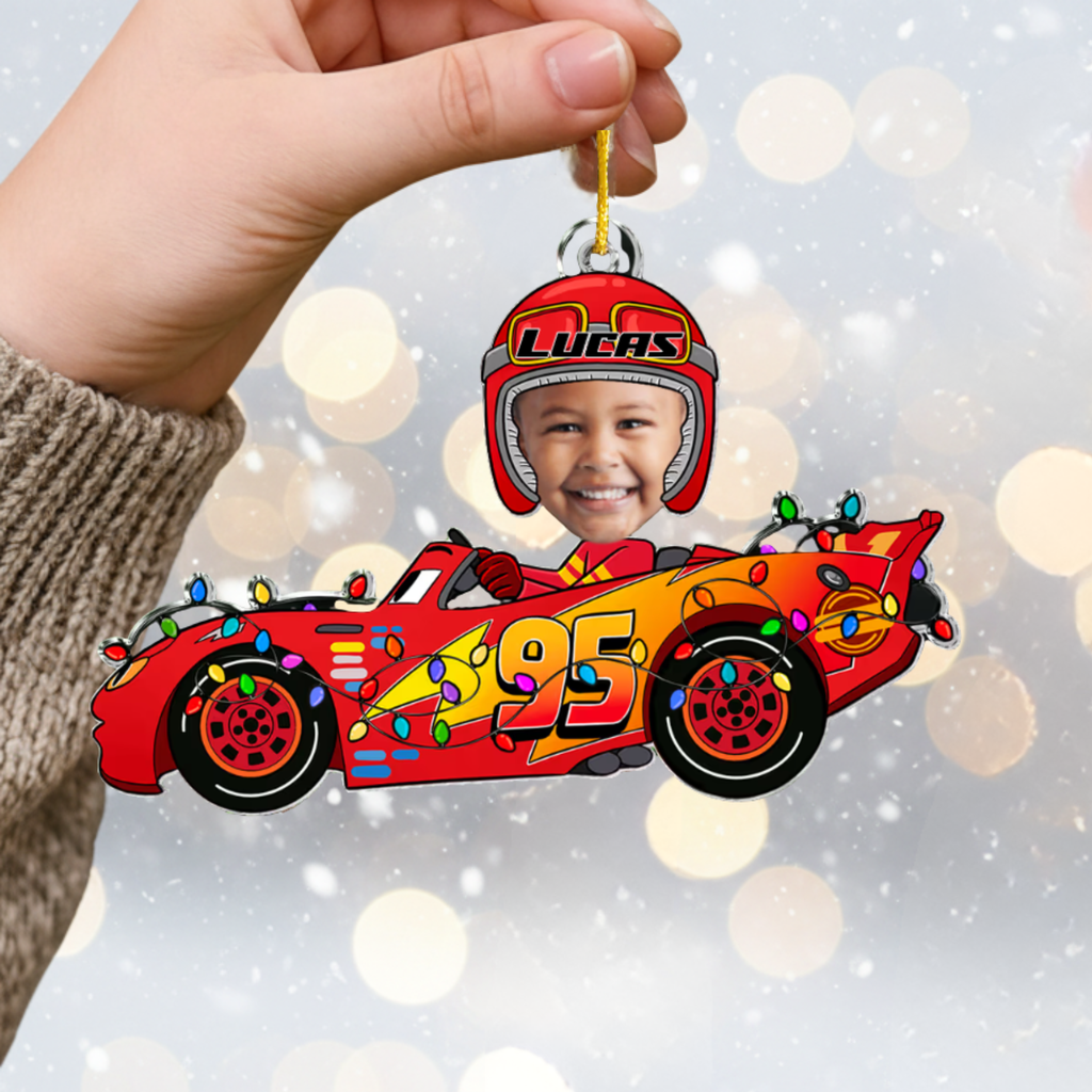 Personalized Kid Photo Ornament - Custom Acrylic Baby Keepsake Gift