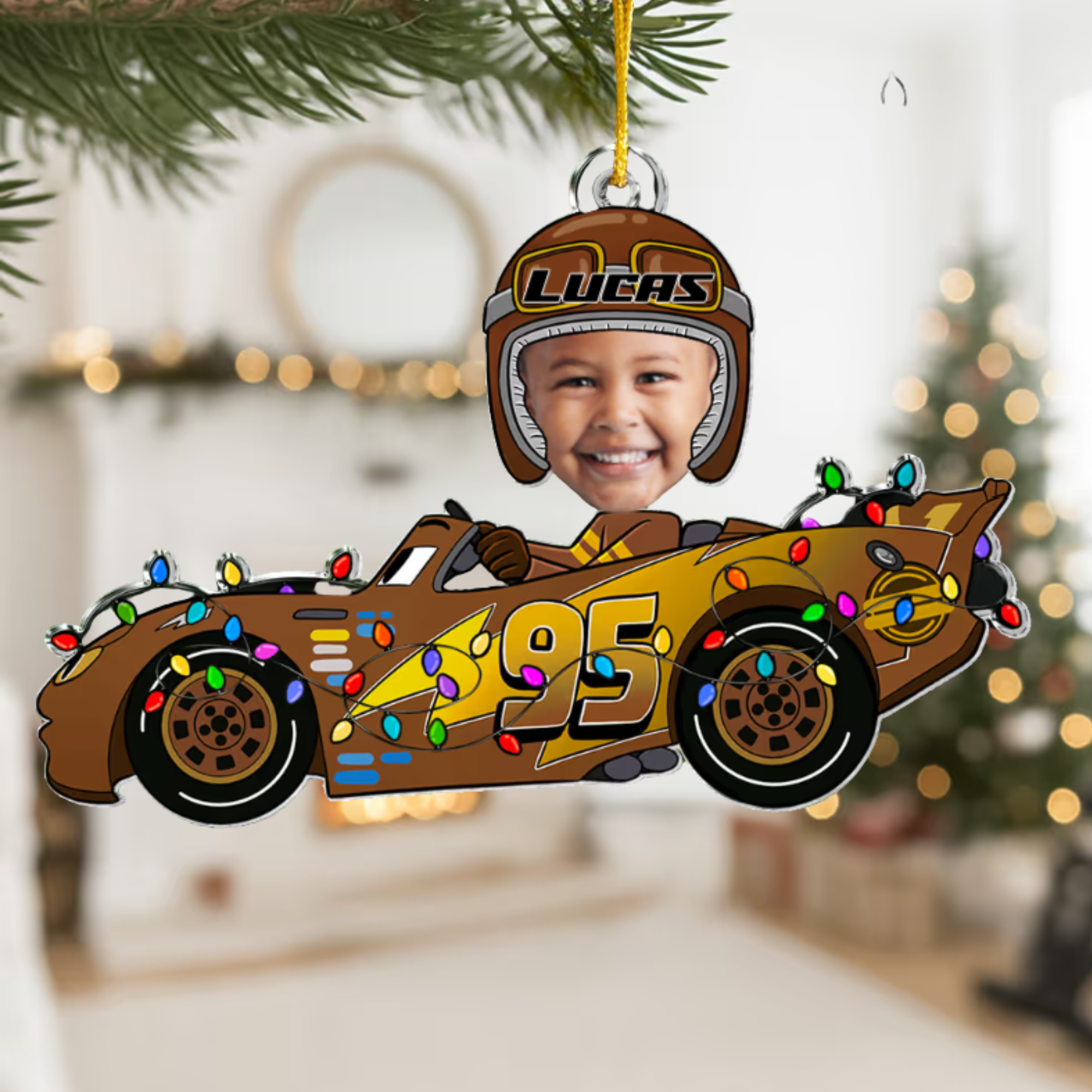 Baby & Kid Custom Photo Ornament - Personalized Acrylic Car Decoration