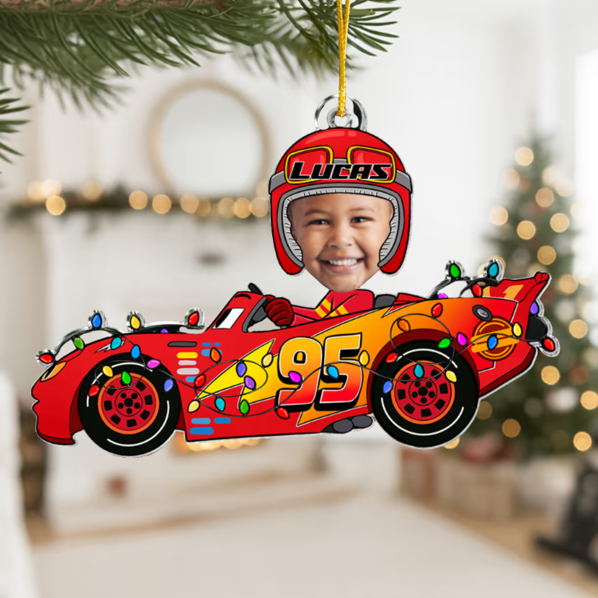 Personalized Kid Photo Ornament - Custom Acrylic Baby Keepsake Gift