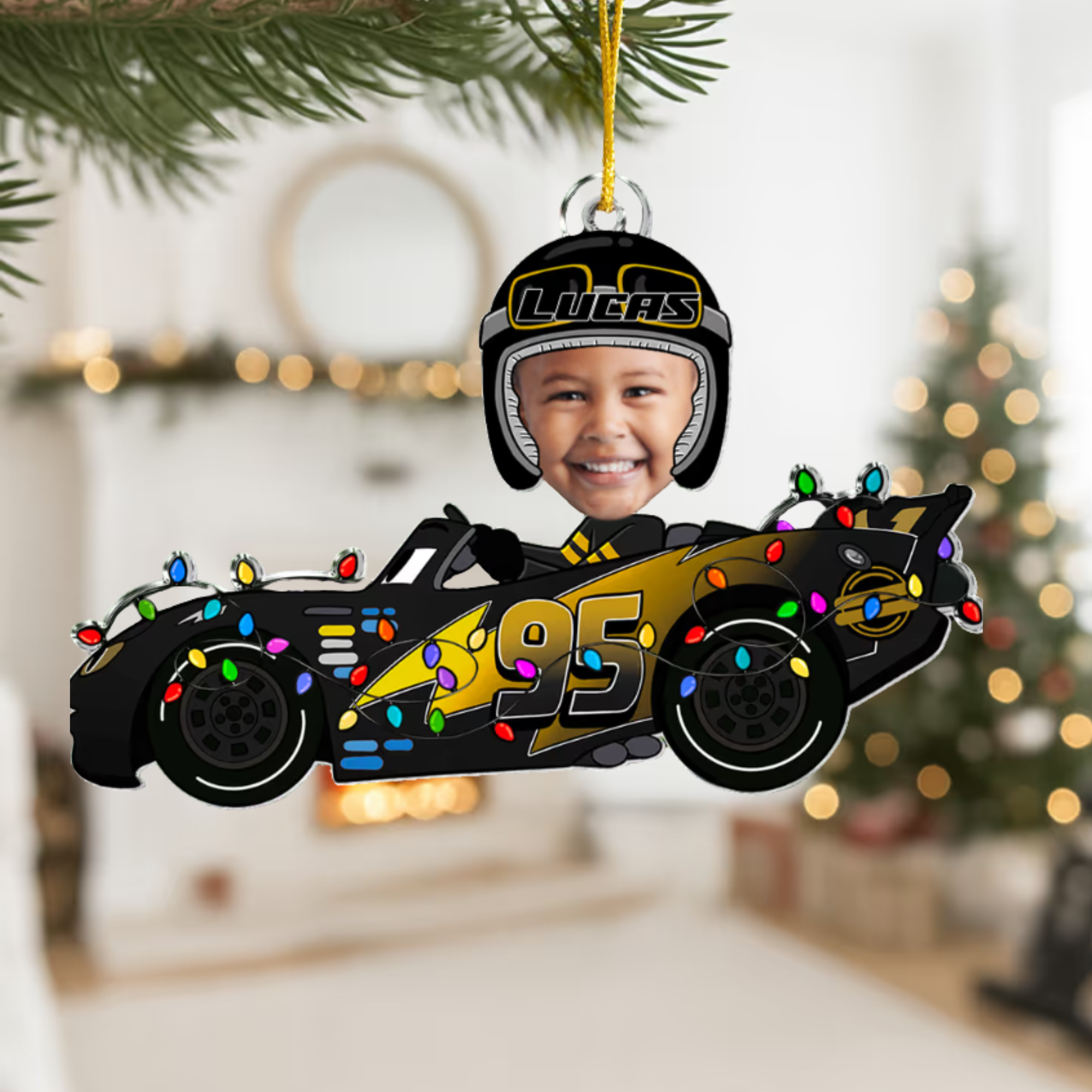 Custom Baby Face Ornament – Personalized Acrylic Photo Keepsake Gift for Baby or Family