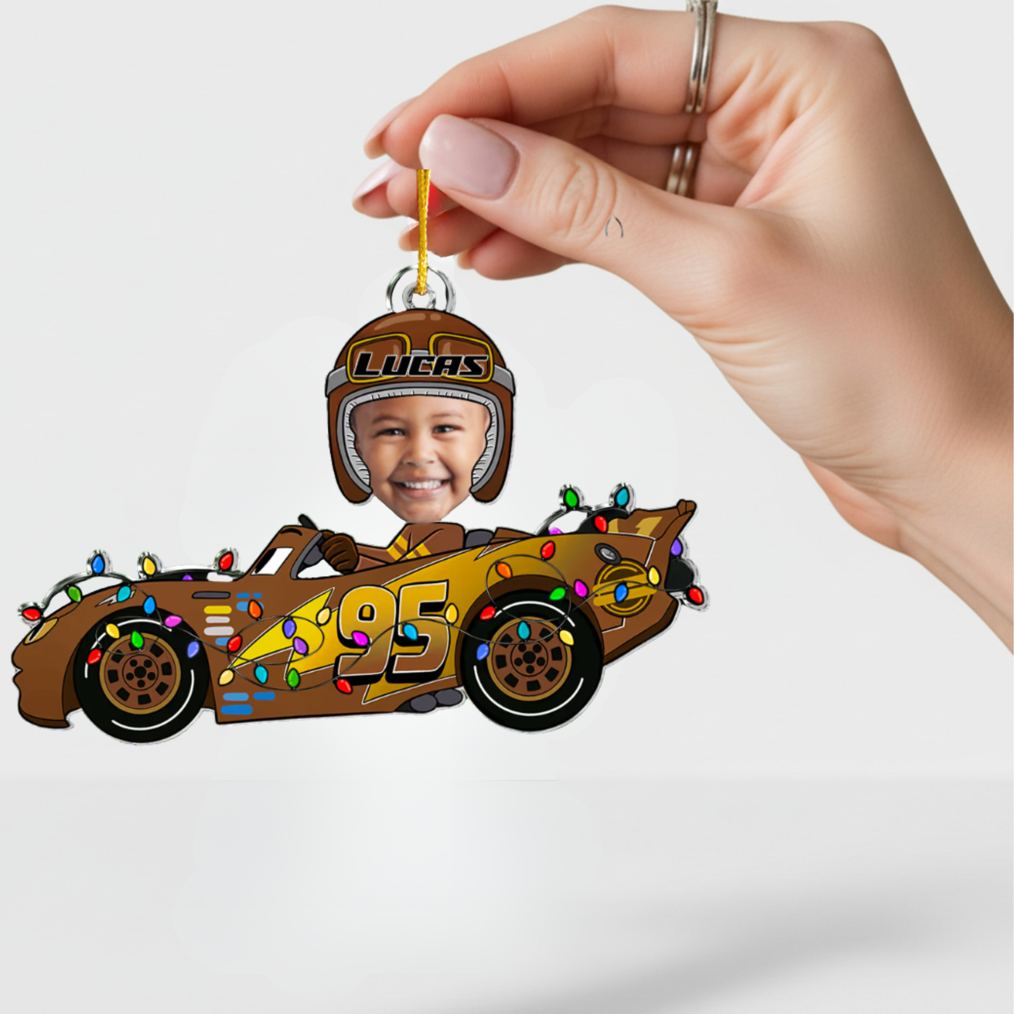 Baby & Kid Custom Photo Ornament - Personalized Acrylic Car Decoration