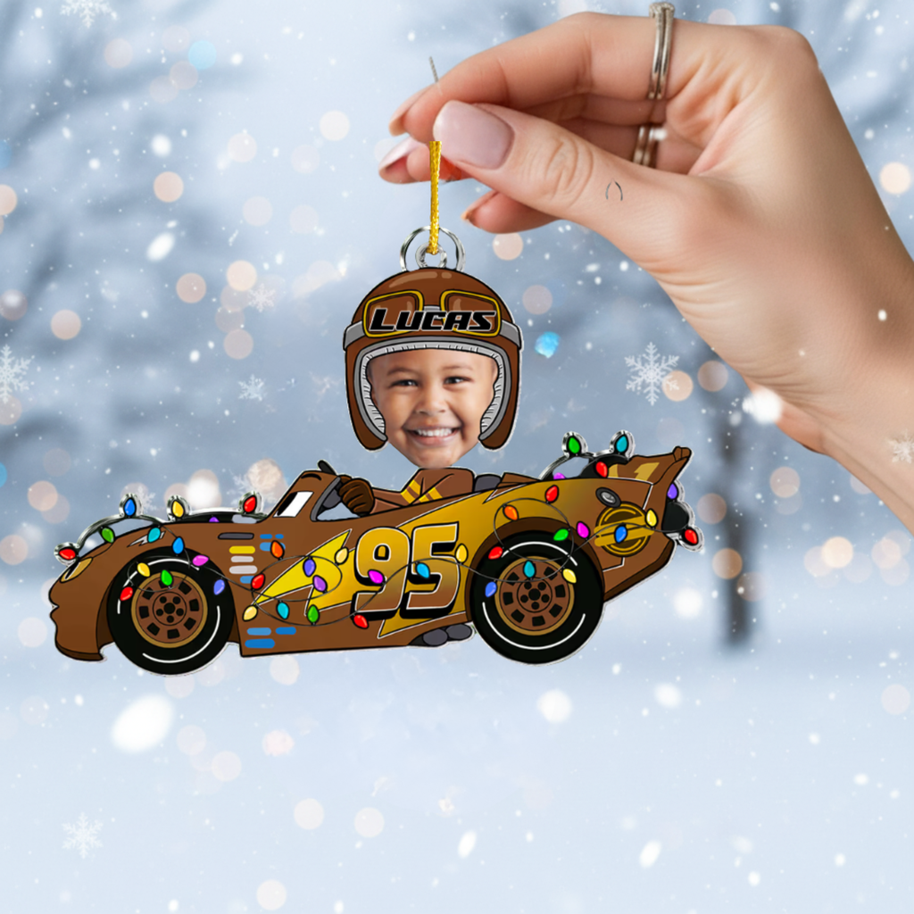 Baby & Kid Custom Photo Ornament - Personalized Acrylic Car Decoration