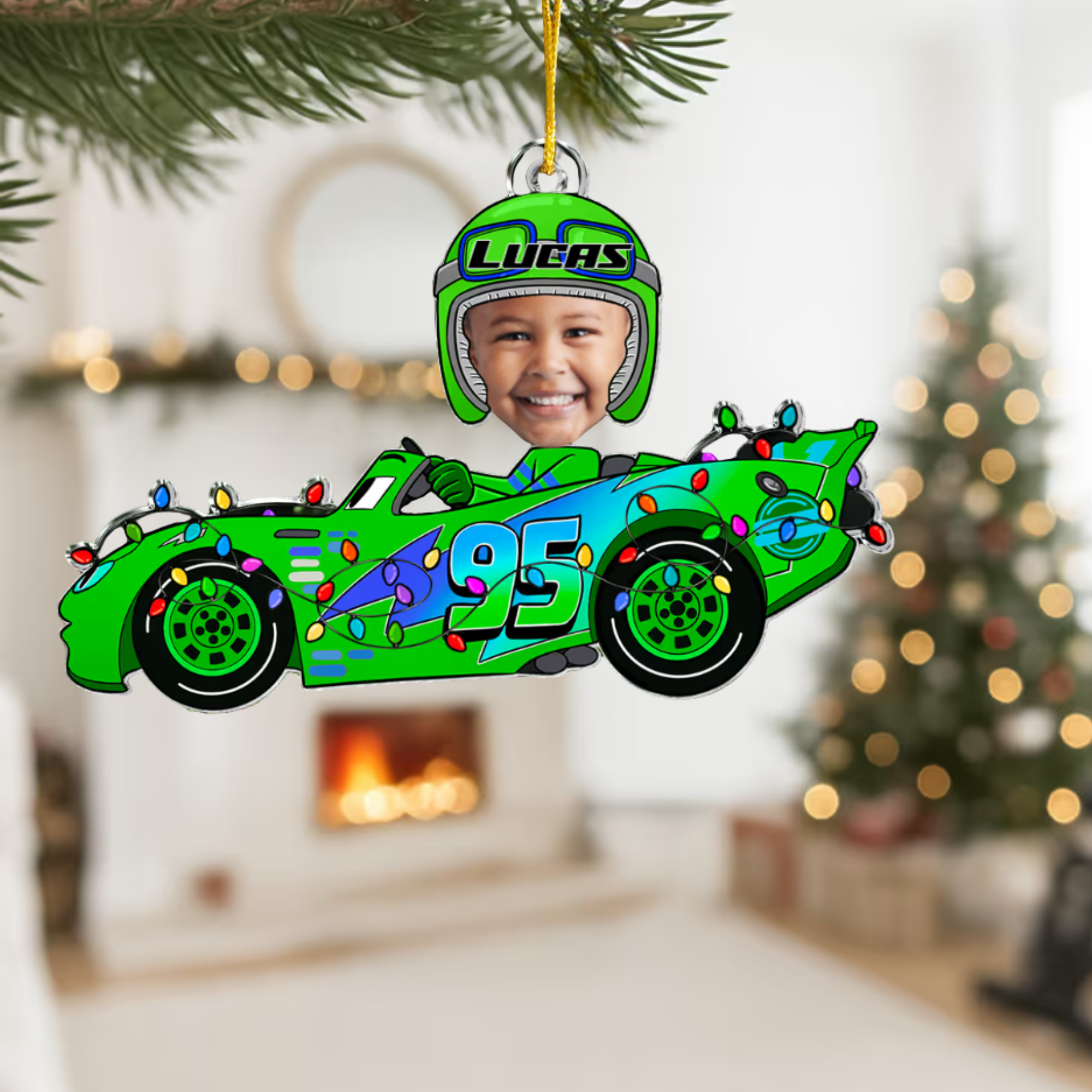 Personalized Baby Photo Ornament - Custom Acrylic Keepsake for Kids