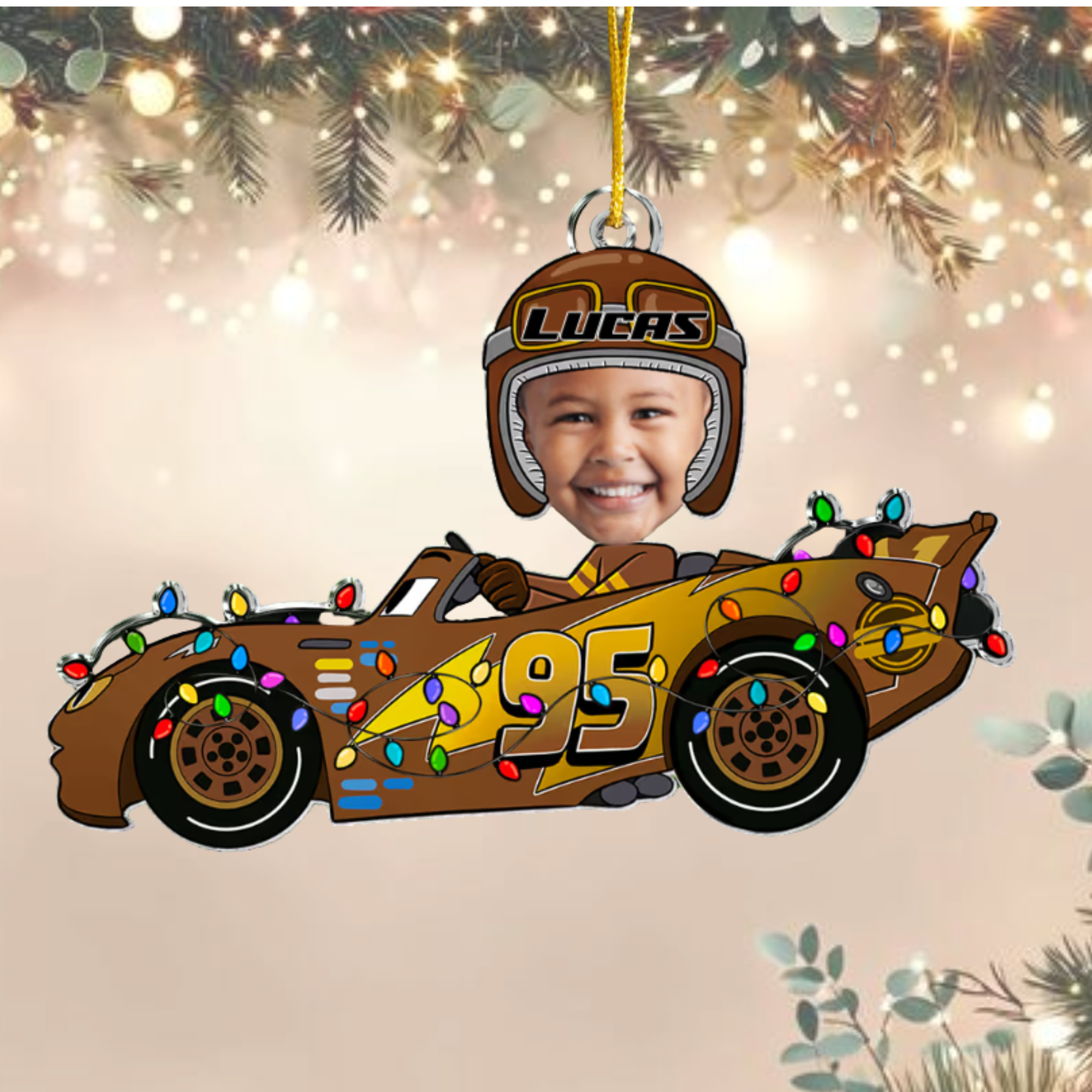 Baby & Kid Custom Photo Ornament - Personalized Acrylic Car Decoration