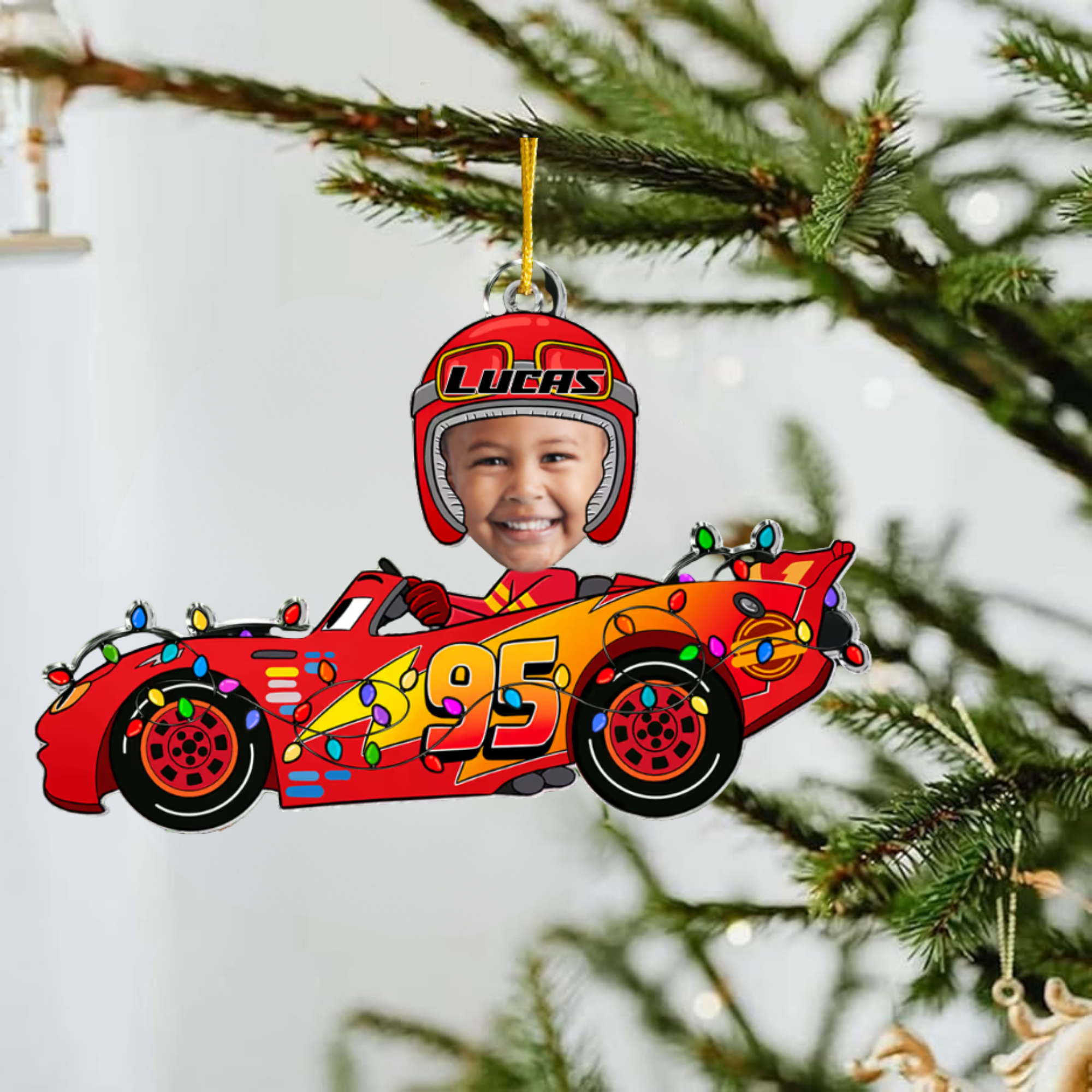 Personalized Kid Photo Ornament - Custom Acrylic Baby Keepsake Gift