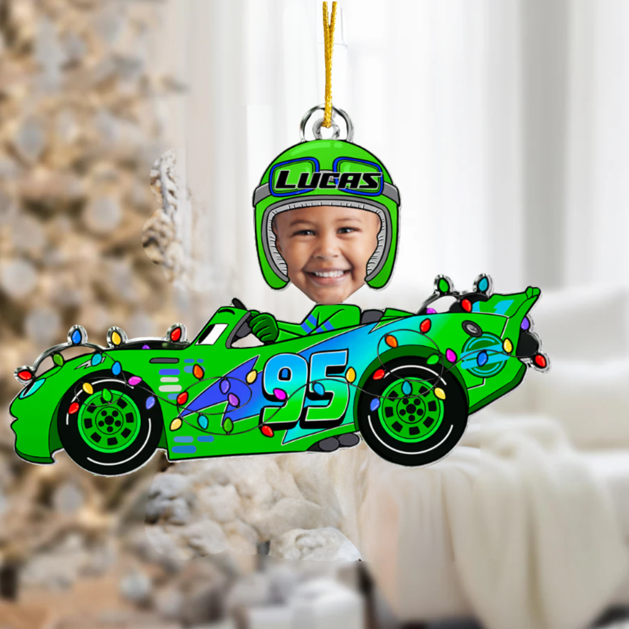 Personalized Baby Photo Ornament - Custom Acrylic Keepsake for Kids