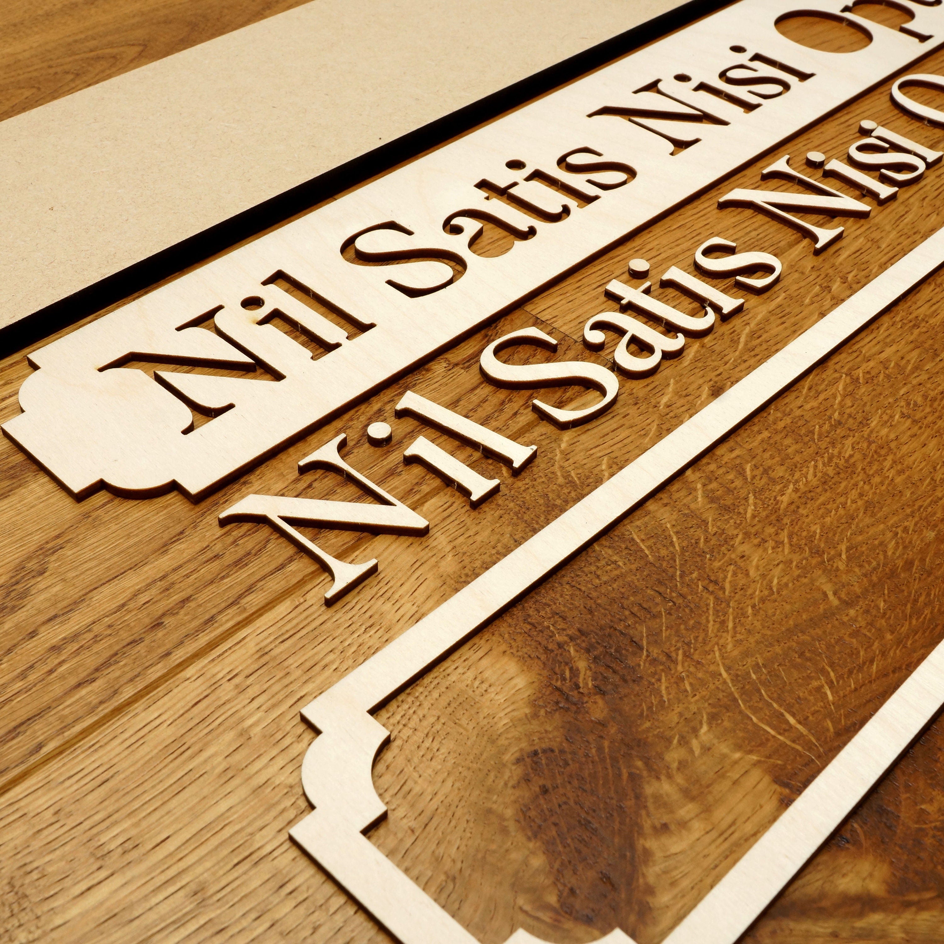 Personalised Street Sign - Custom Wooden Vintage Style