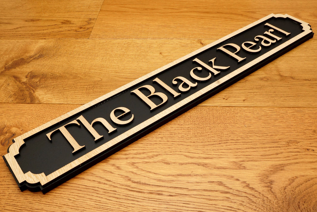 Personalised Street Sign - Custom Wooden Vintage Style