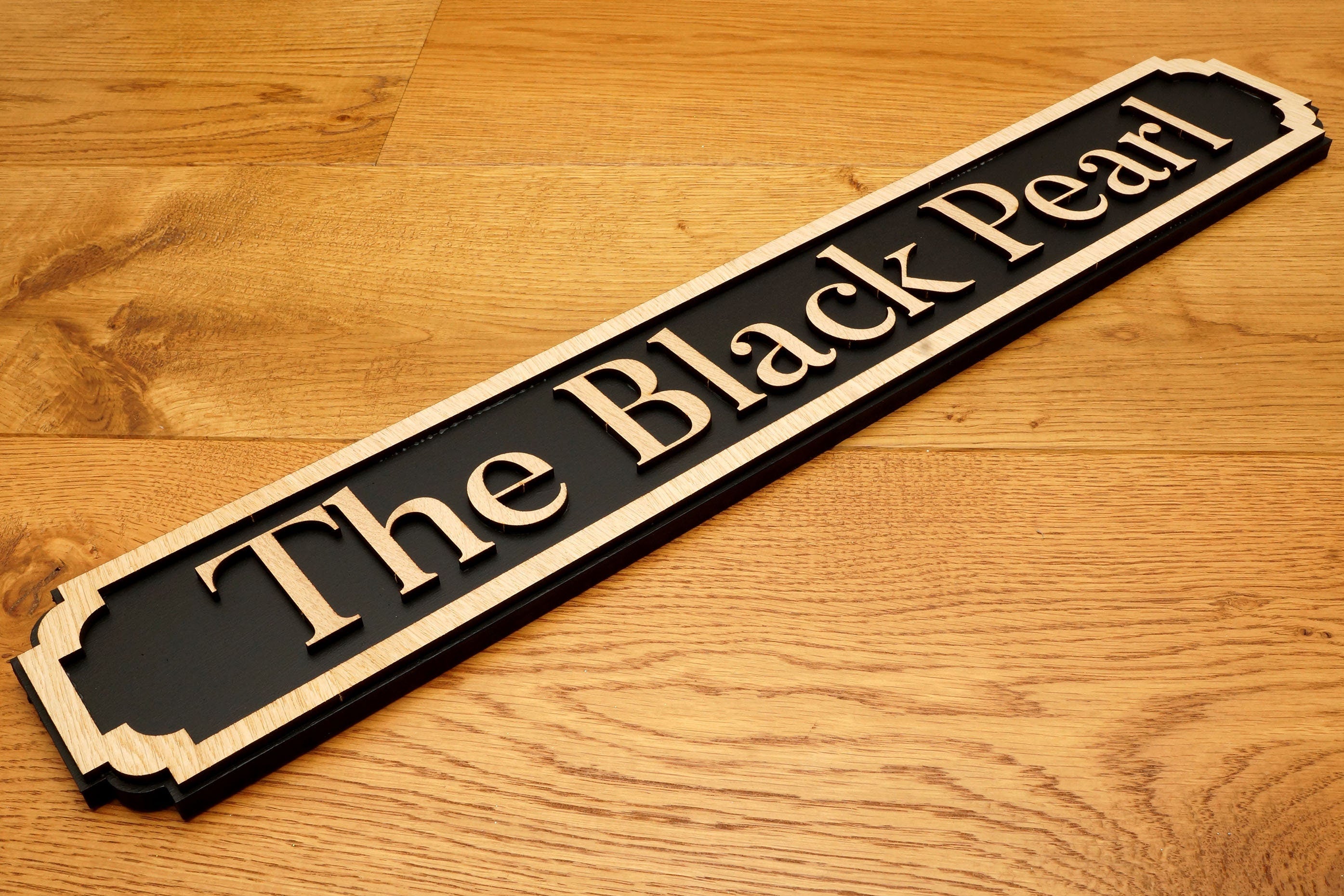 Personalised Street Sign - Custom Wooden Vintage Style