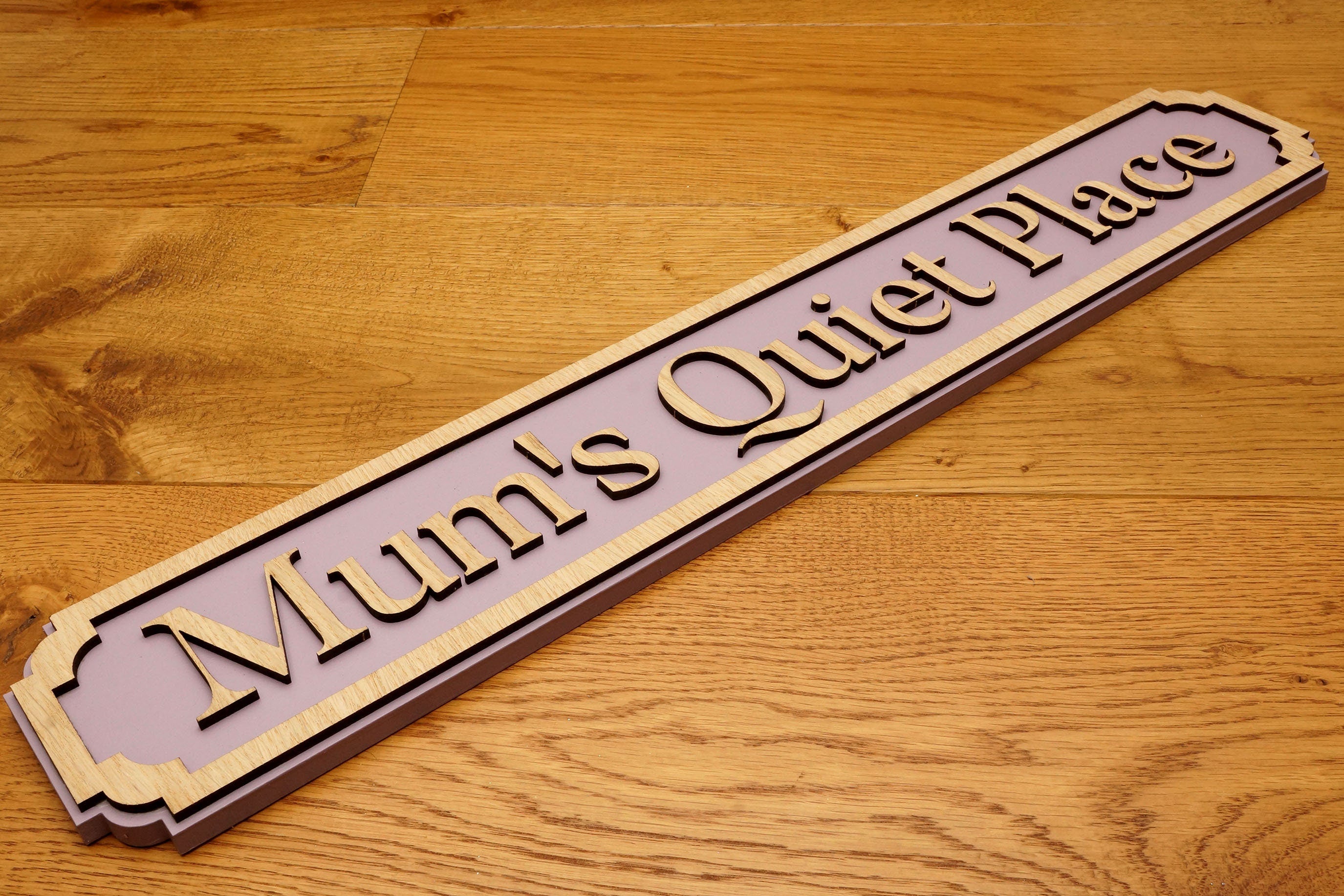Personalised Street Sign - Custom Wooden Vintage Style