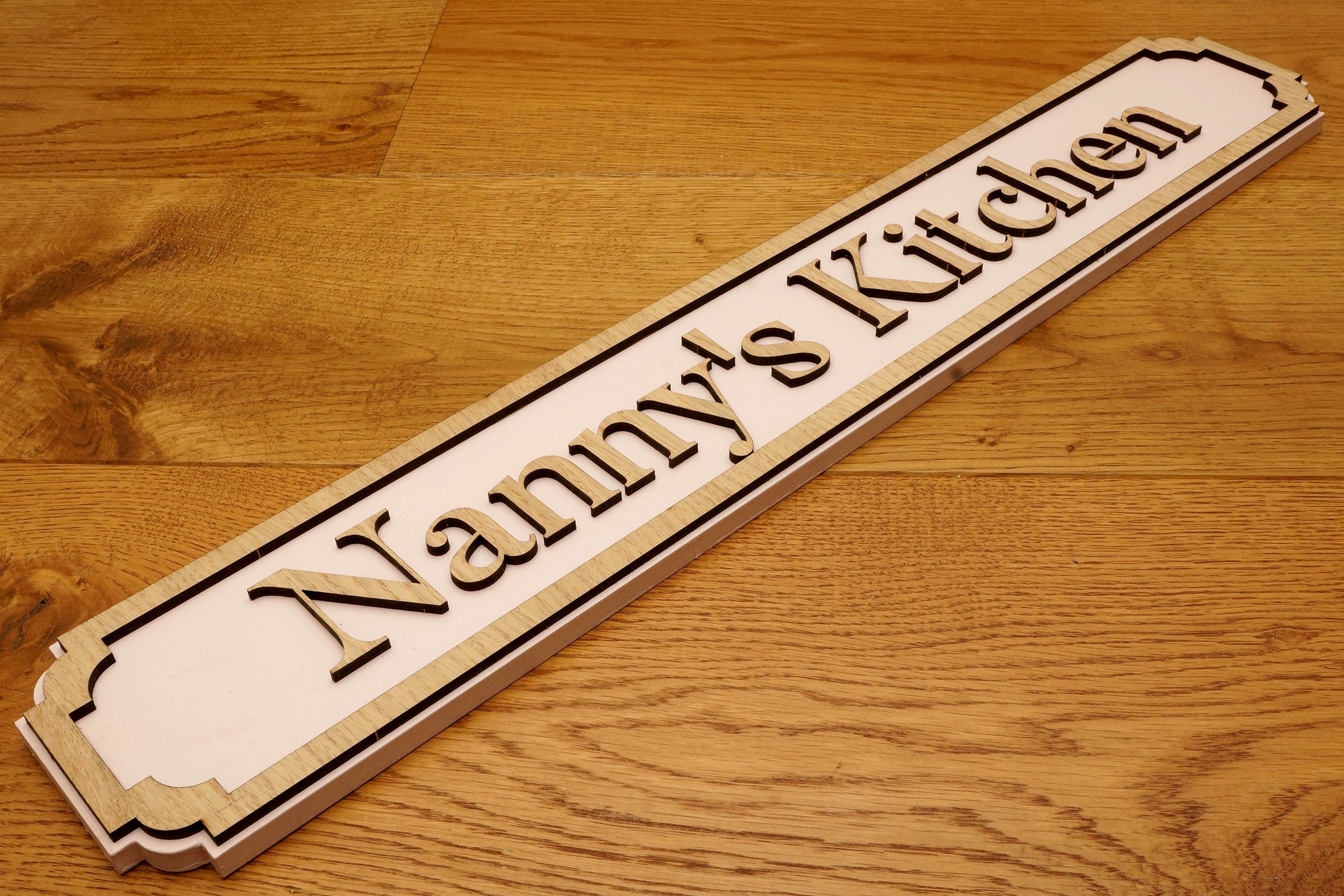 Personalised Street Sign - Custom Wooden Vintage Style