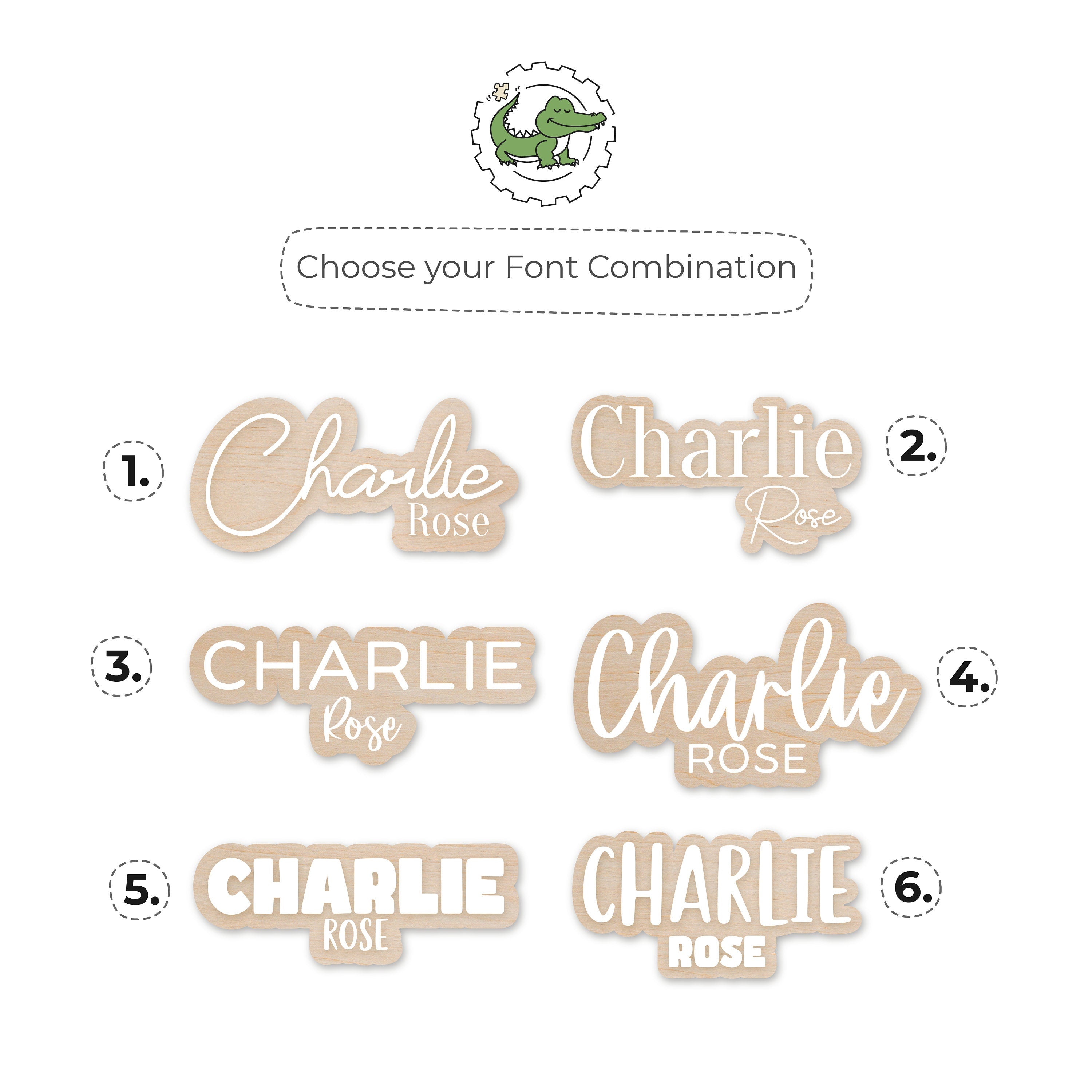 Colorful Name Signs - Wooden Nursery Name Sign