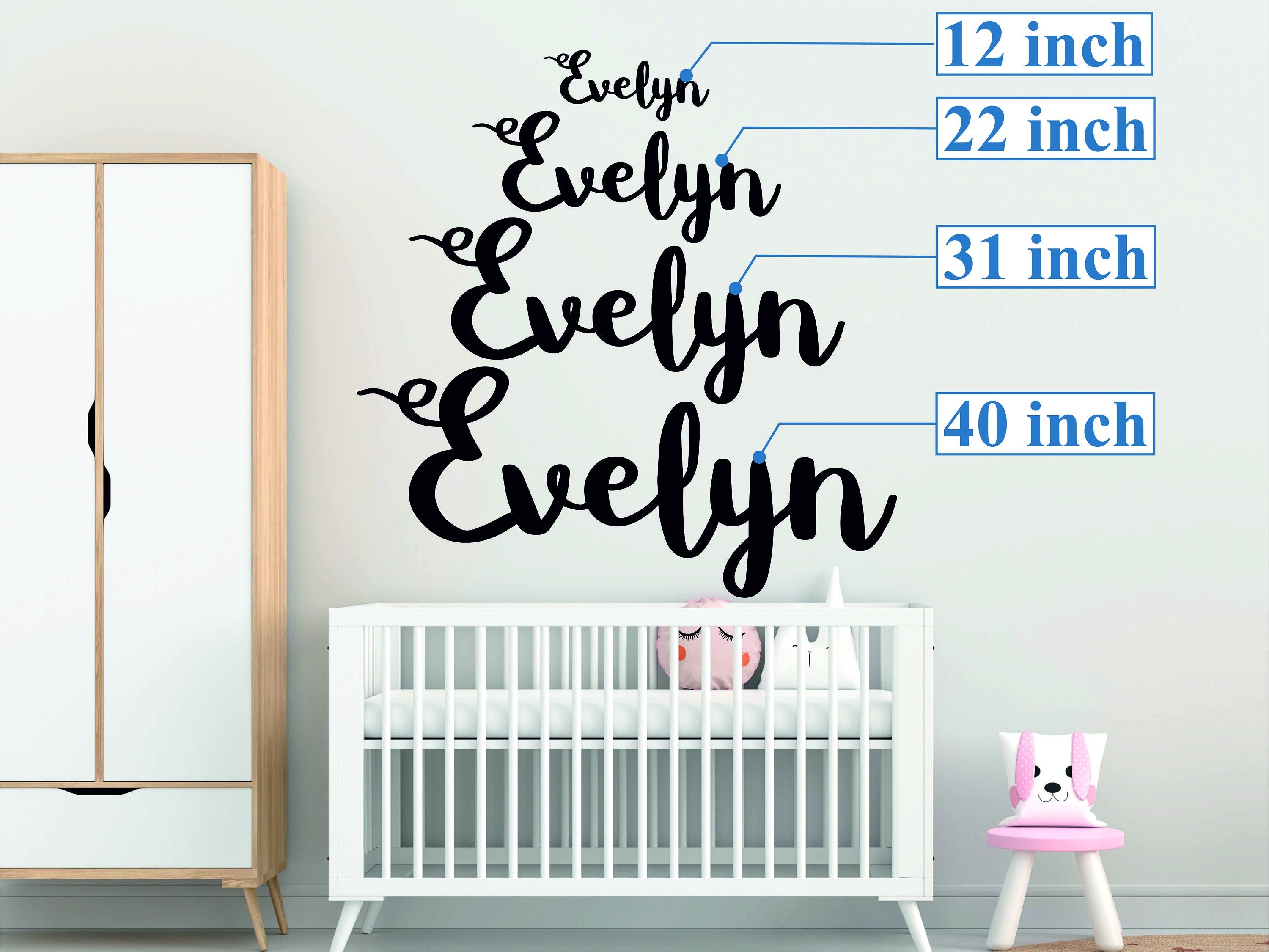 Personalized Wooden Name Sign for Nursery