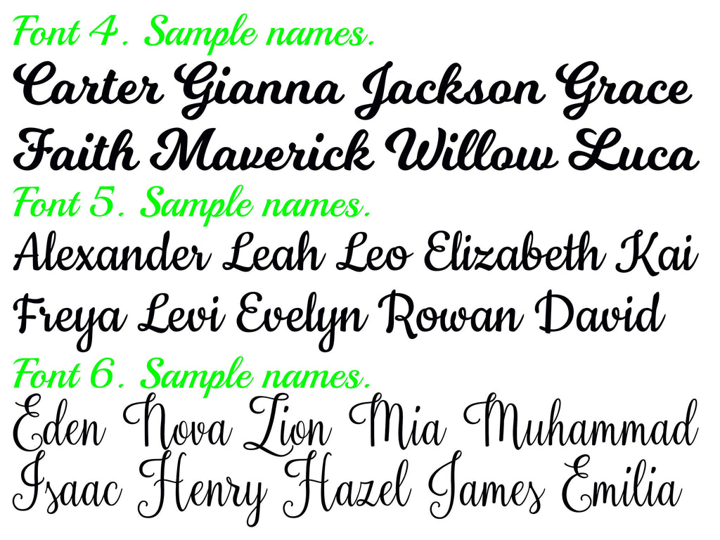 Personalized Wooden Name Sign for Nursery
