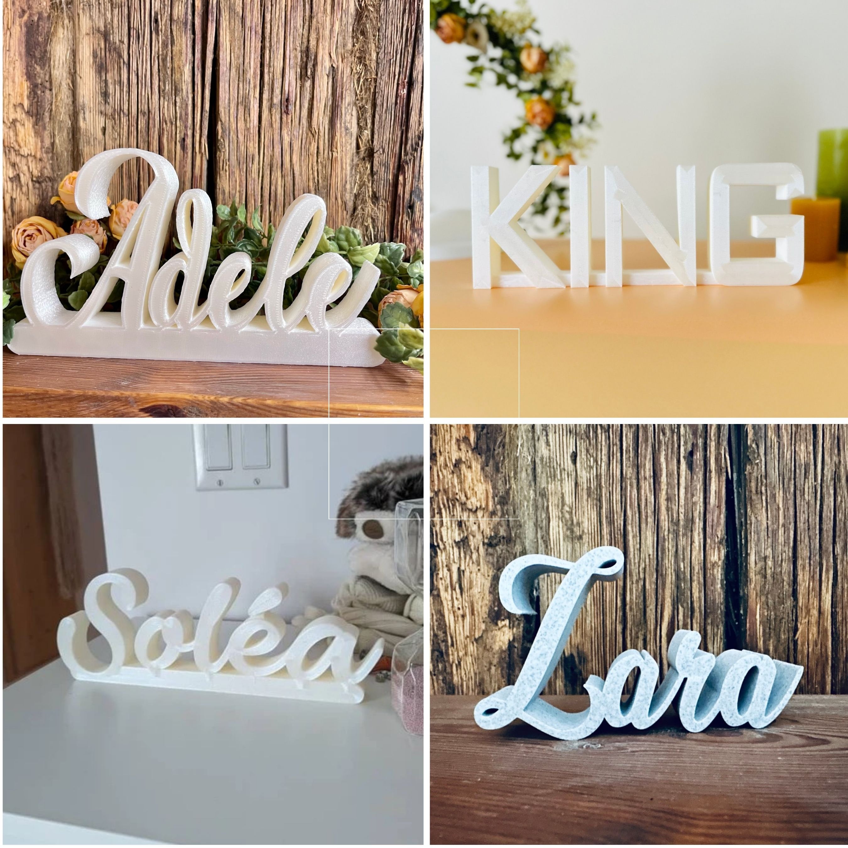 Custom baby name nursery shelf sign for kids