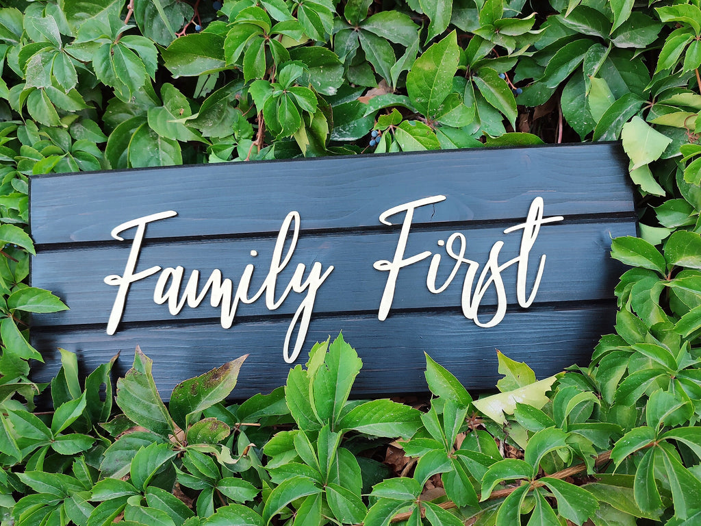 Personalized Rustic Outdoor Burned Wood Sign