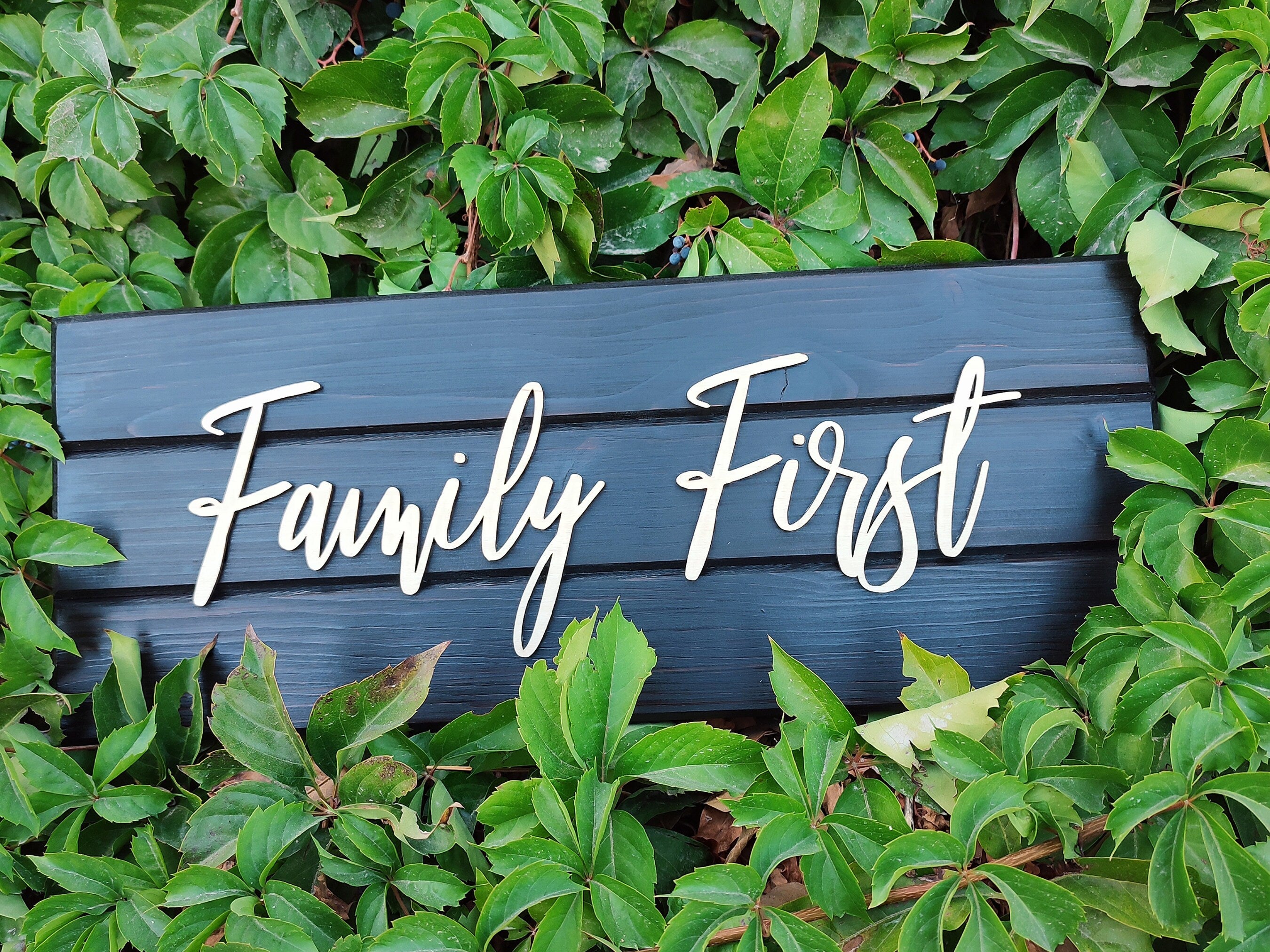 Personalized Rustic Outdoor Burned Wood Sign