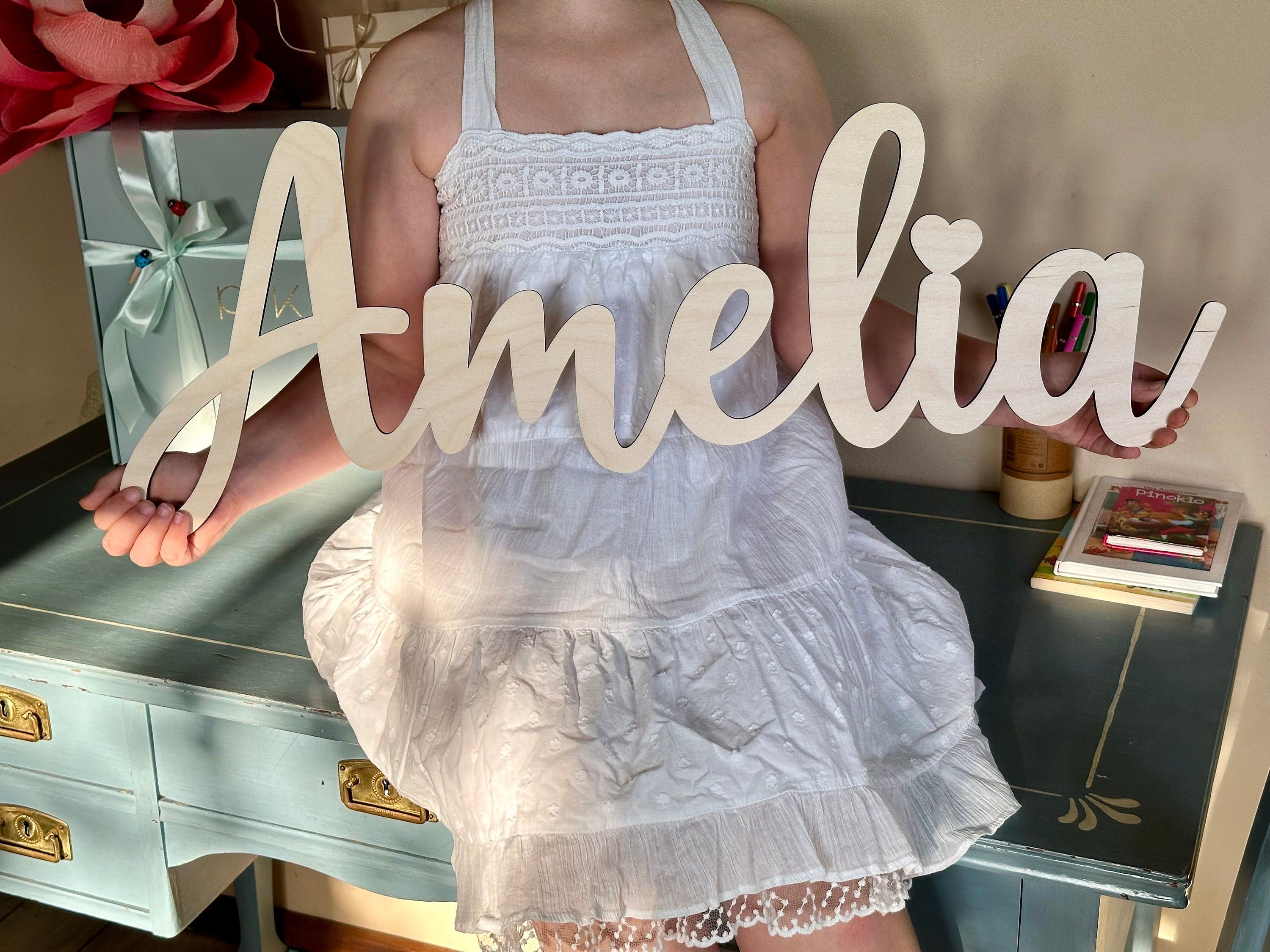 Custom Nursery Decor Name Wall Decor