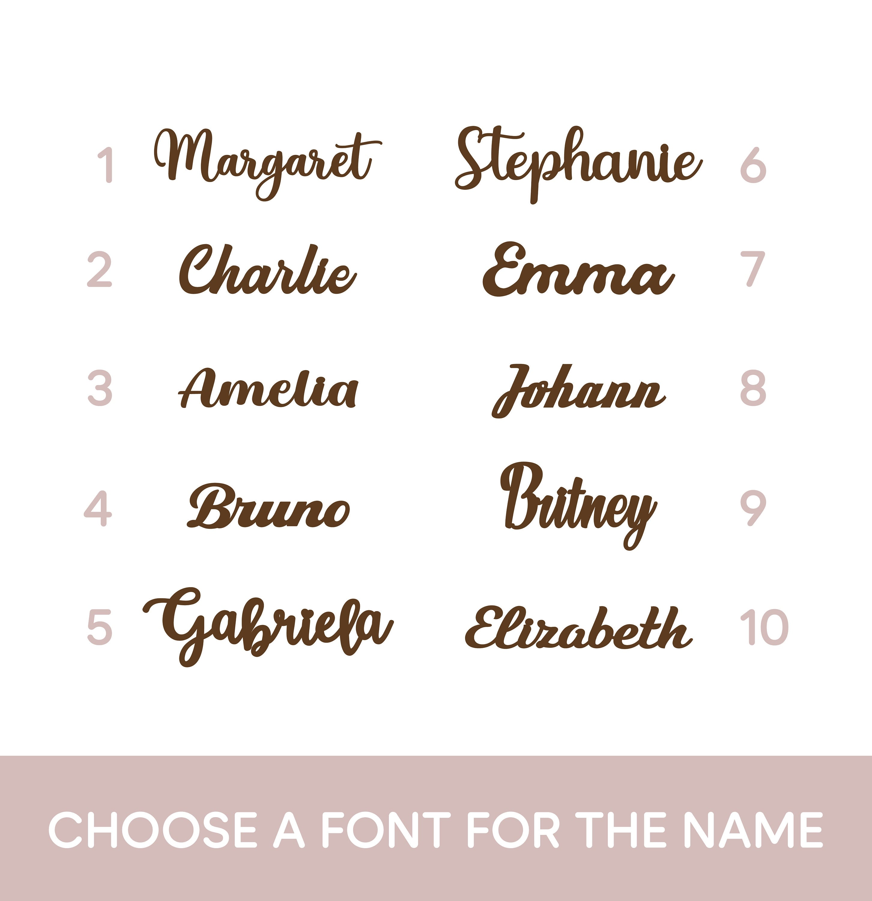 Custom Nursery Decor Name Wall Decor