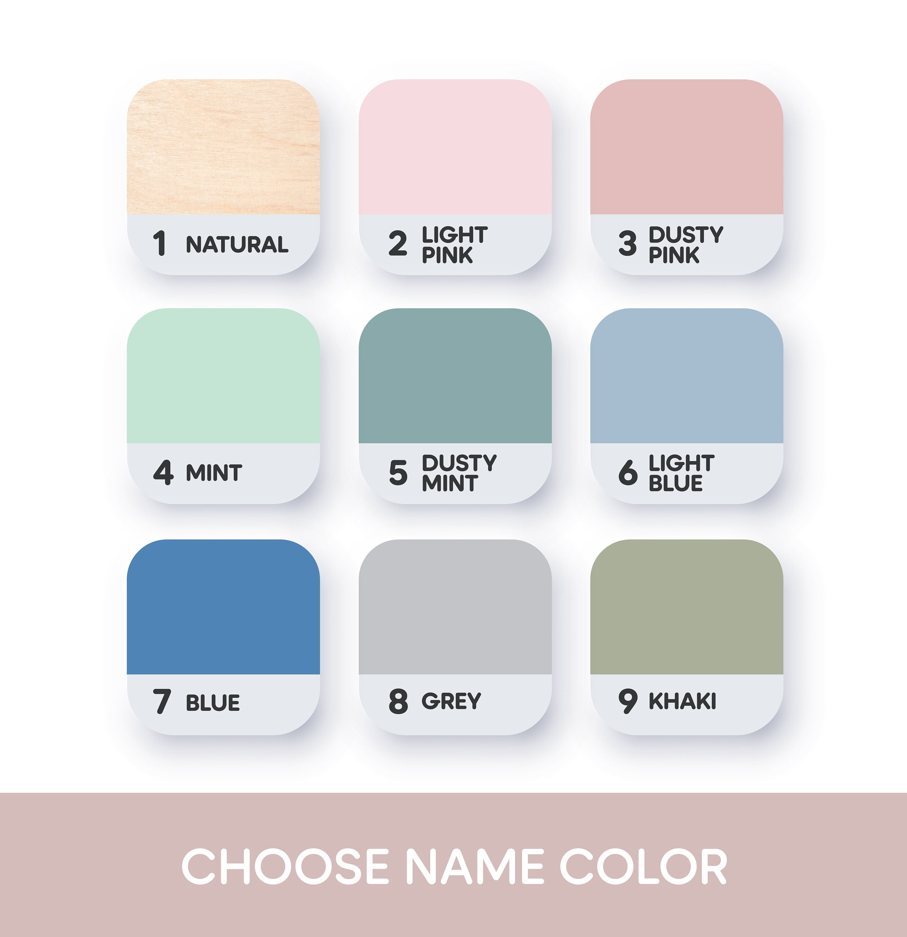 Custom Nursery Decor Name Wall Decor