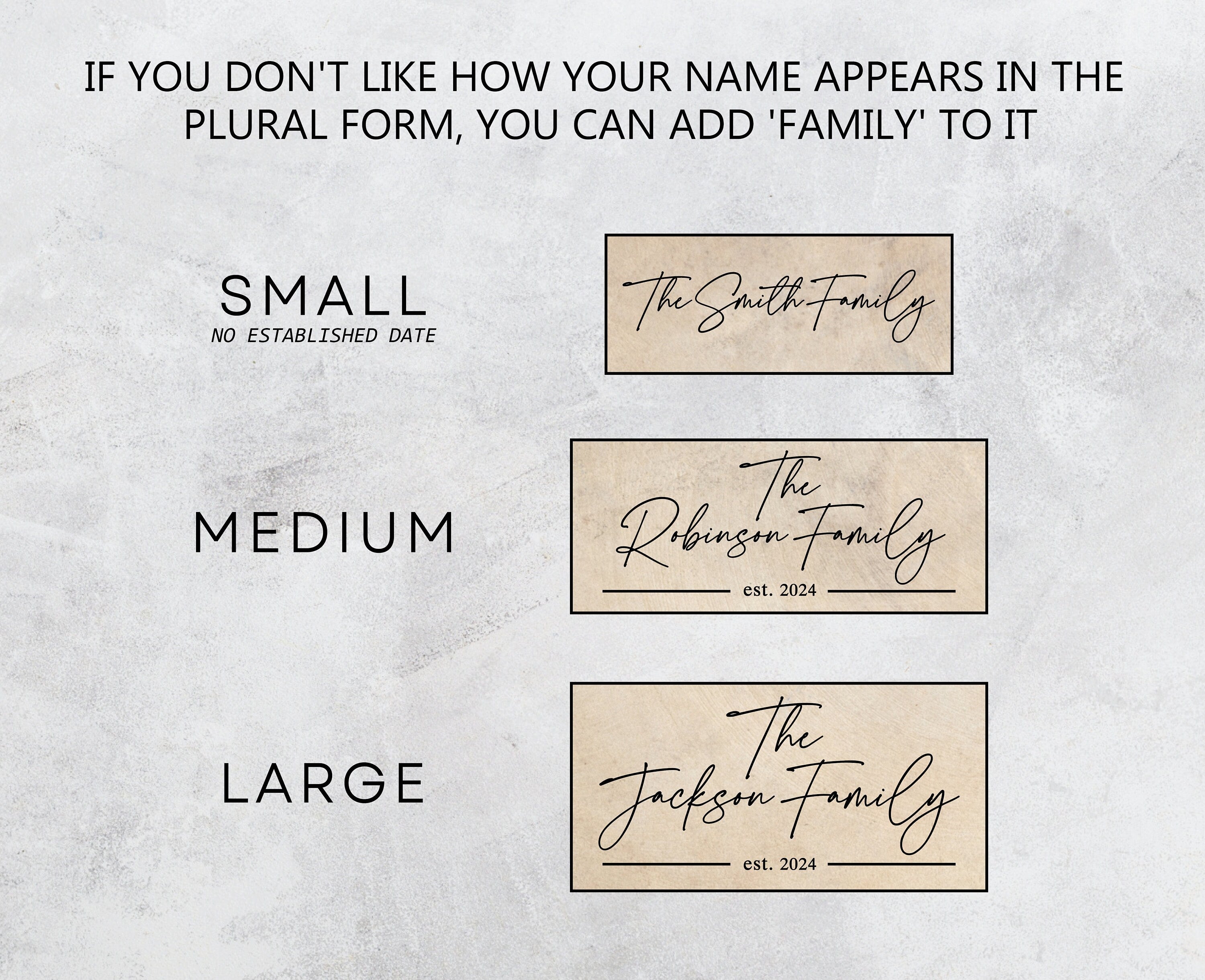 Personalized Family Name Sign - Home Wall Decor