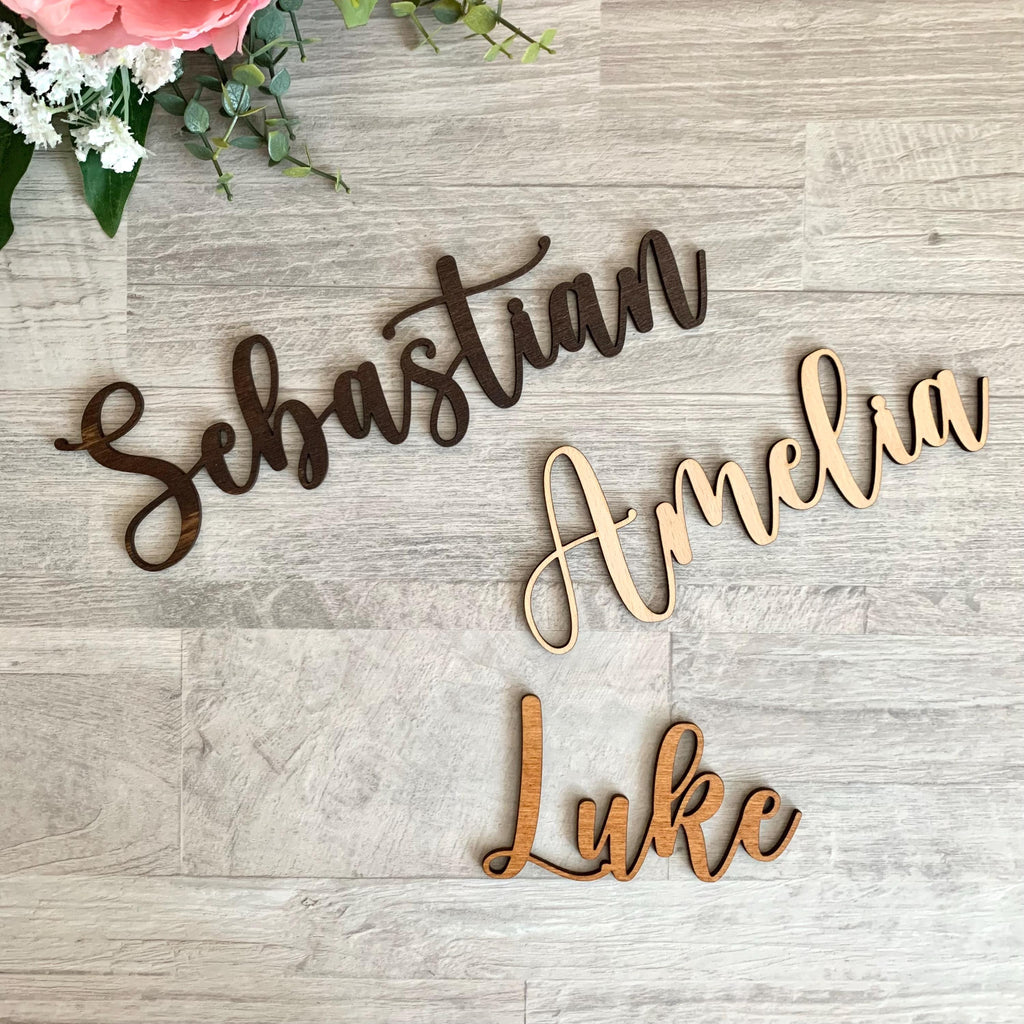 Custom Wood Words -  Personalized Wooden Signs