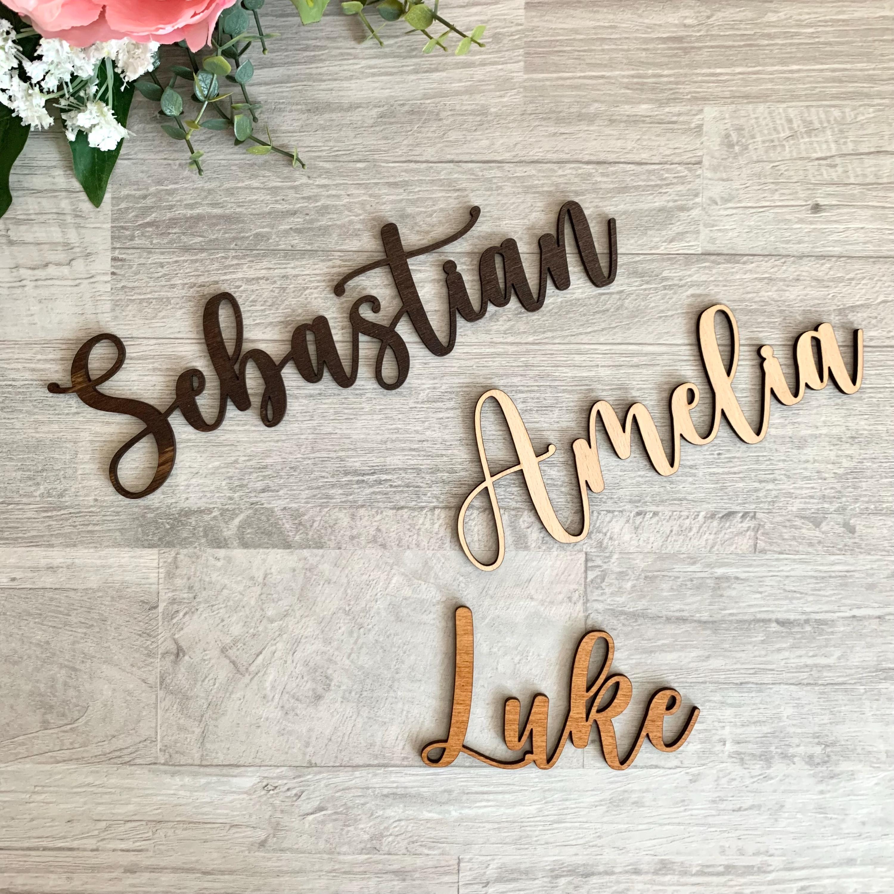 Custom Wood Words -  Personalized Wooden Signs