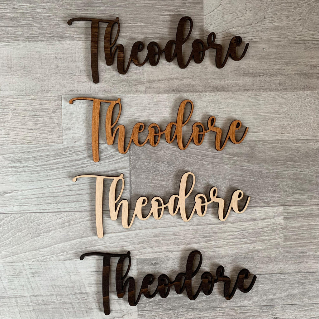 Custom Wood Words -  Personalized Wooden Signs