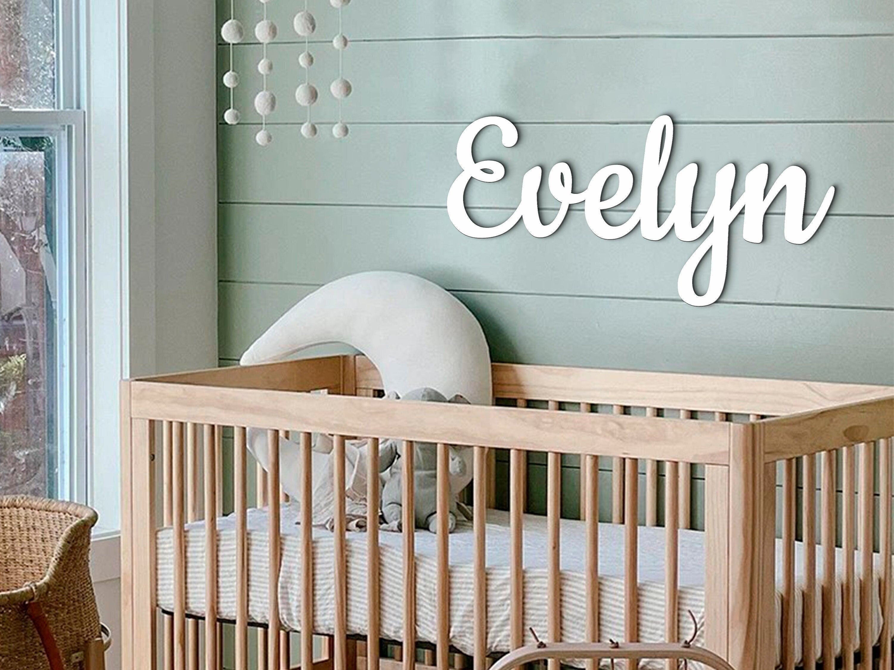 Personalized Wooden Name Sign for Nursery