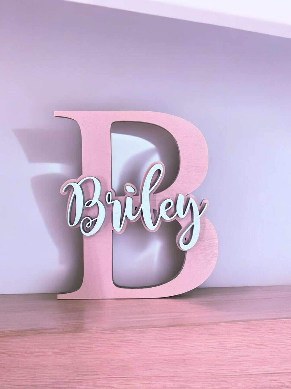 Personalized Wooden Wall Hanging Name Sign