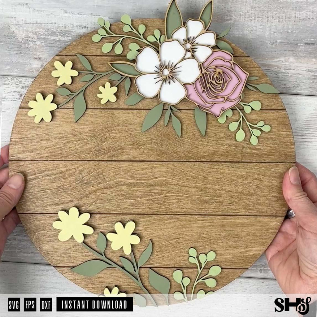 3D Flower Nursery Name Sign - Girl Nursery Décor