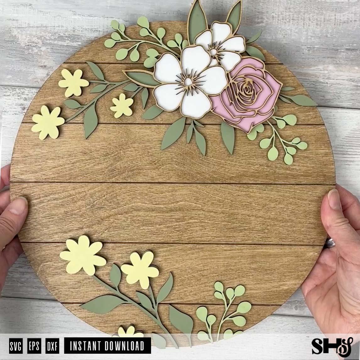 3D Flower Nursery Name Sign - Girl Nursery Décor