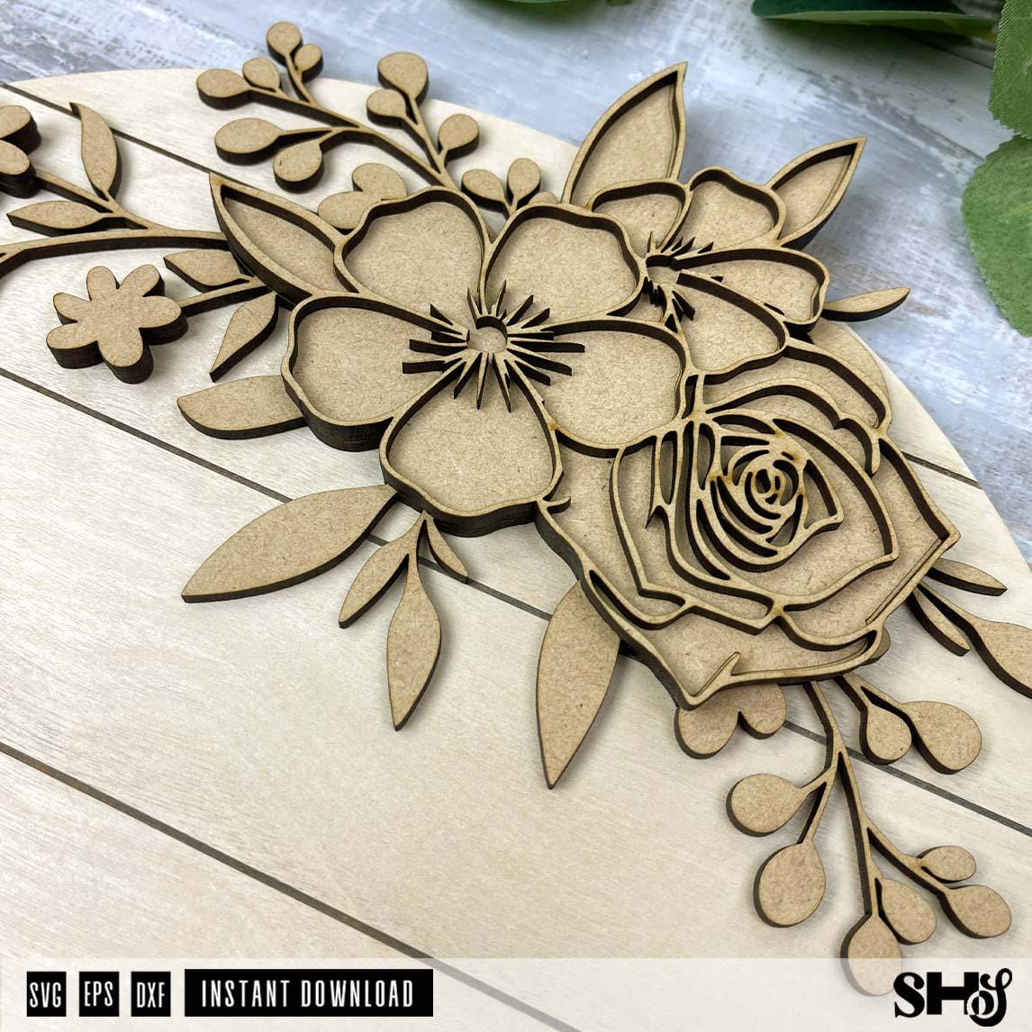 3D Flower Nursery Name Sign - Girl Nursery Décor