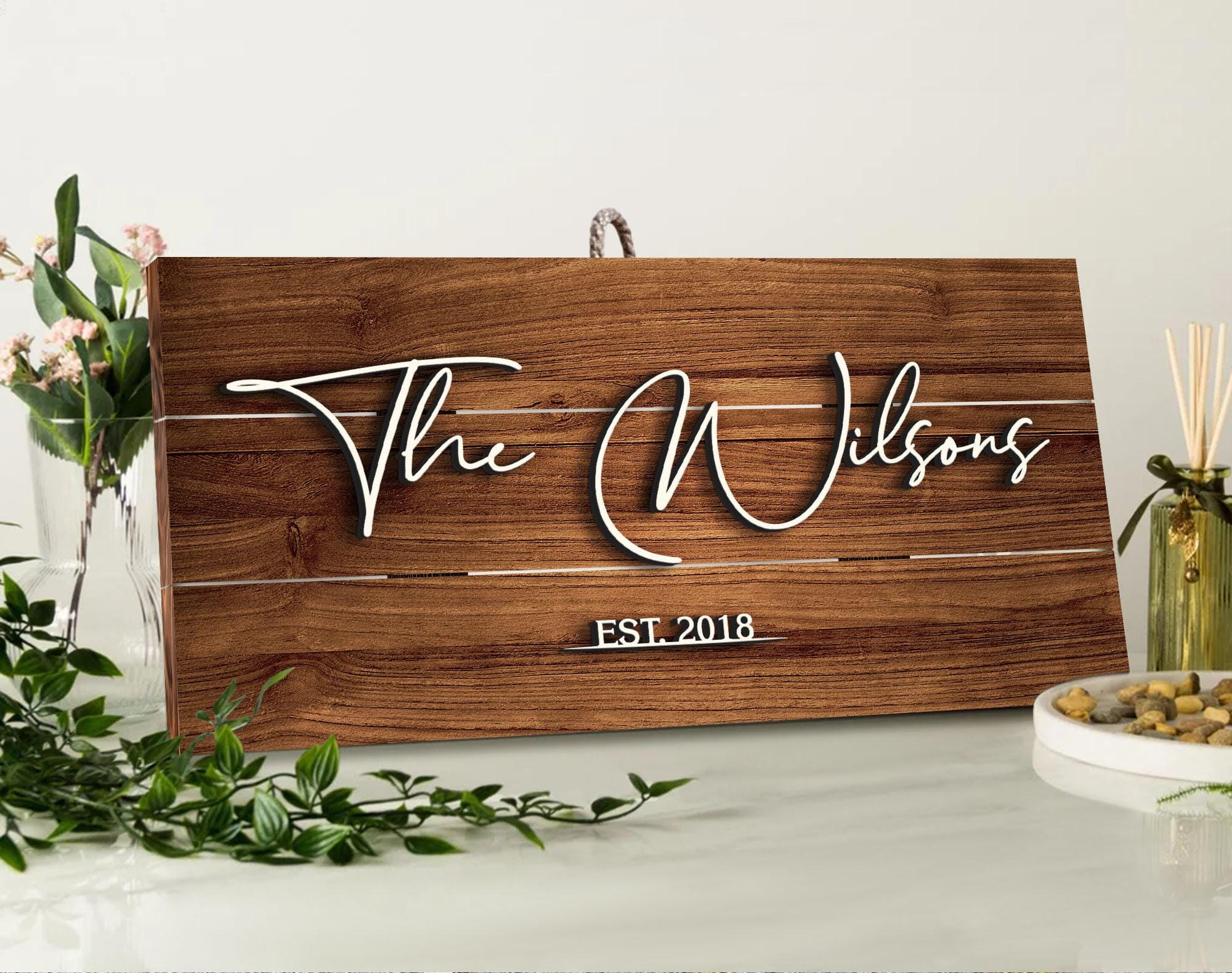 Personalized Family Name Sign - Last Name Pallet Sign