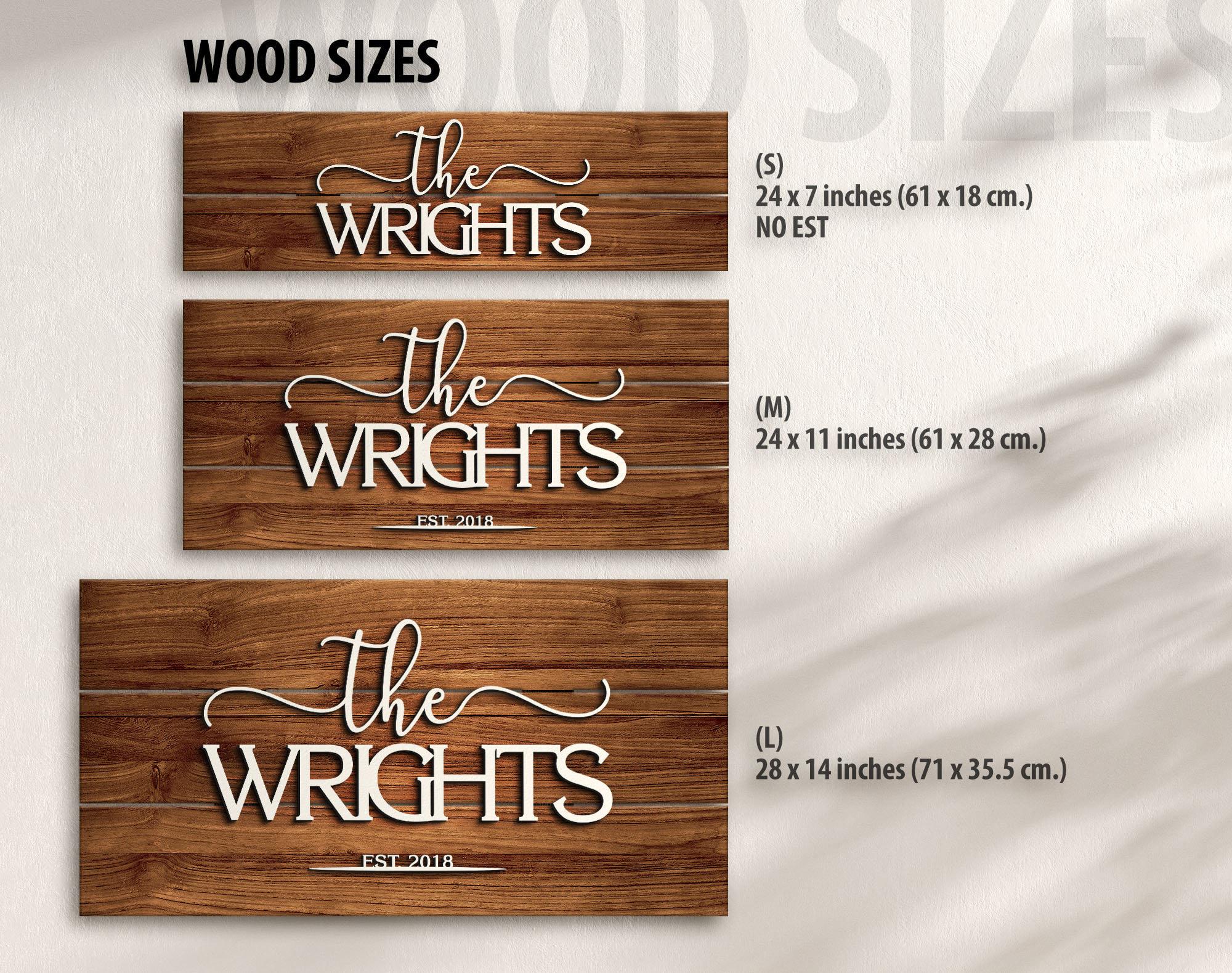 Personalized Family Name Sign - Last Name Pallet Sign