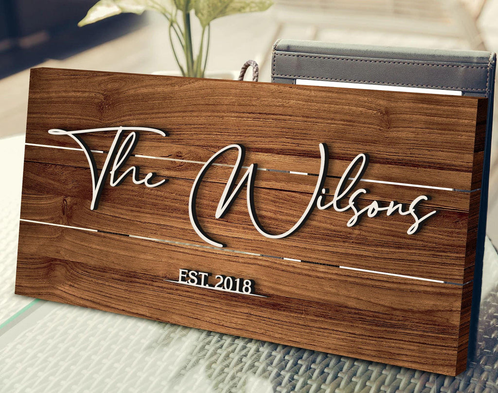Personalized Family Name Sign - Last Name Pallet Sign