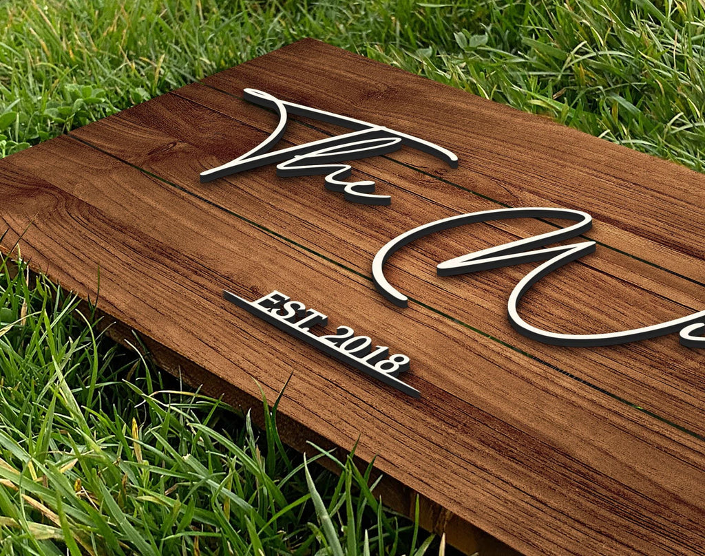 Personalized Family Name Sign - Last Name Pallet Sign