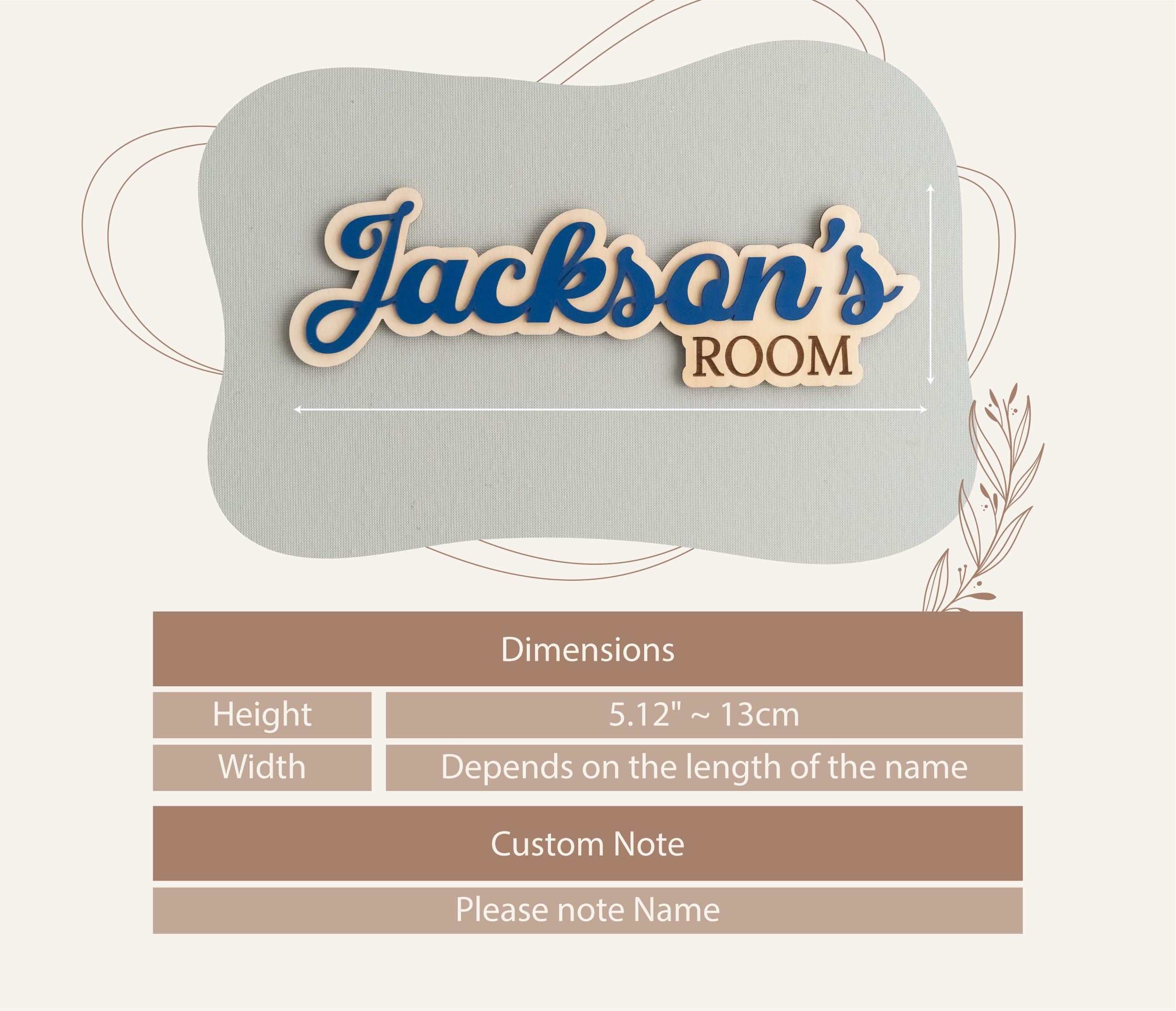Personalized Wooden Name Sign for Nursery