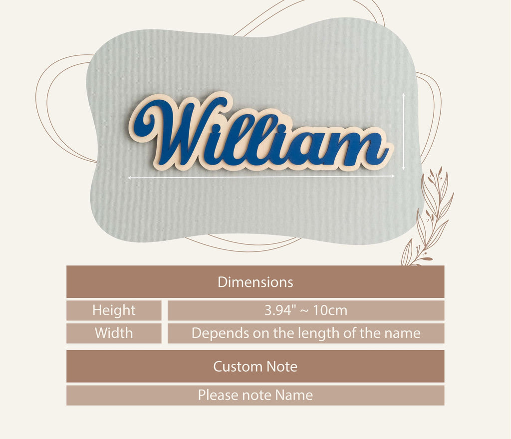 Personalized Kids Door Name Sign