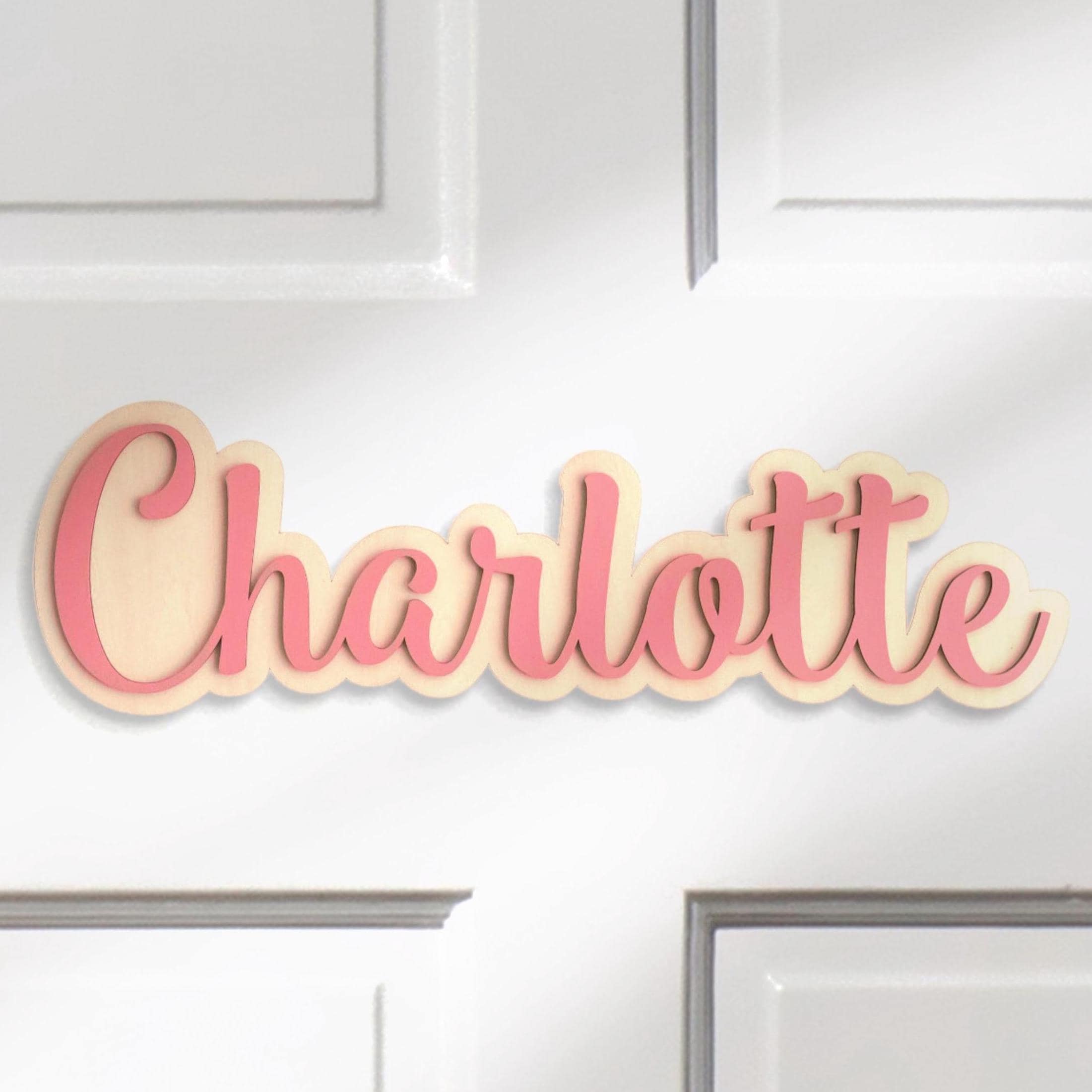 Personalized Kids Door Name Sign