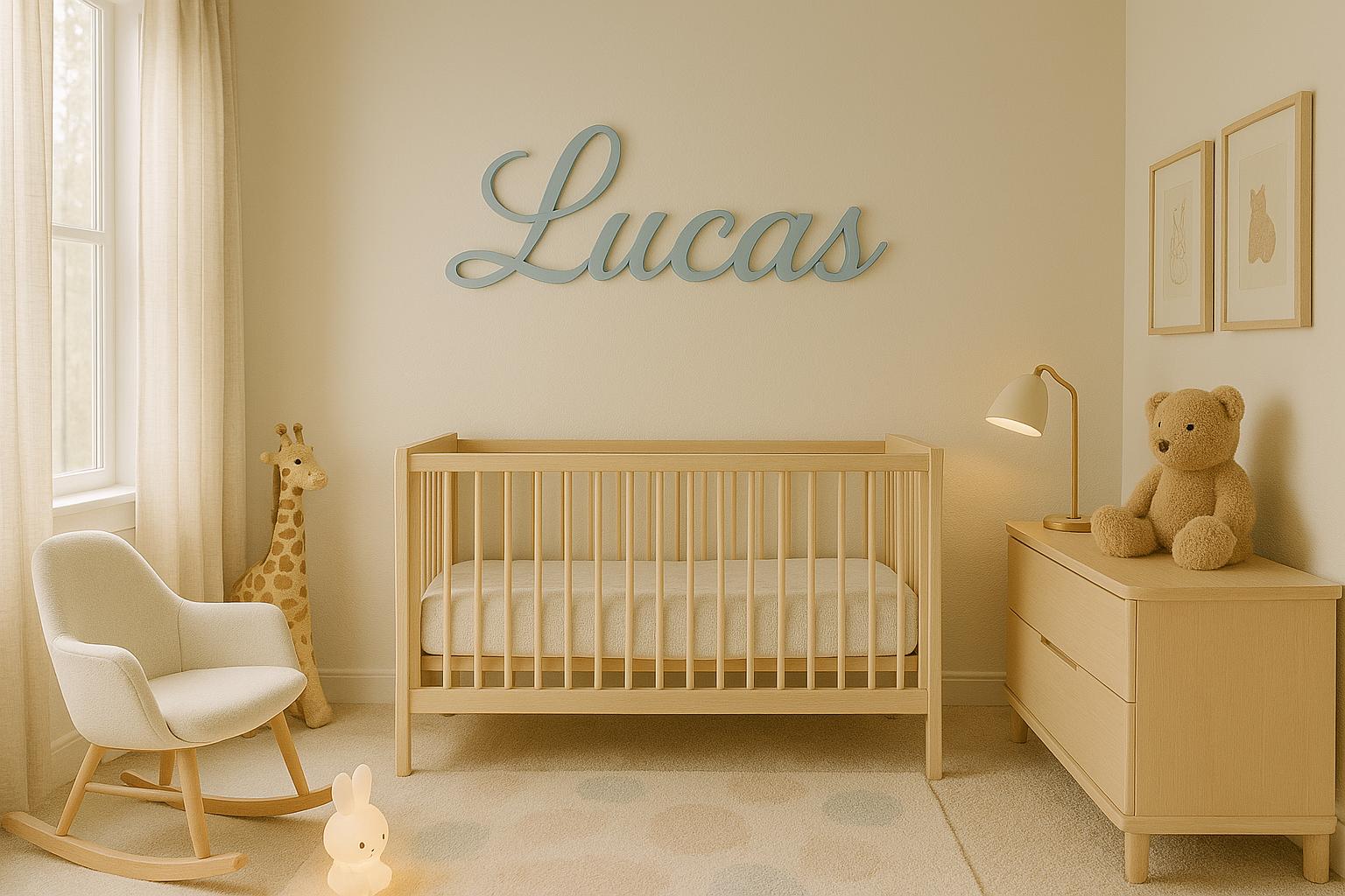 Personalized Wall Decor for Nursery