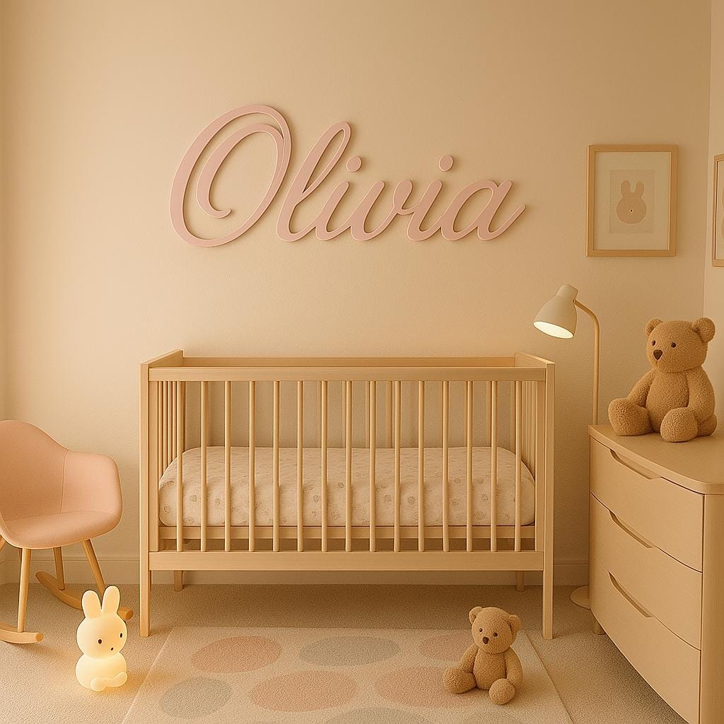 Personalized Wall Decor for Nursery