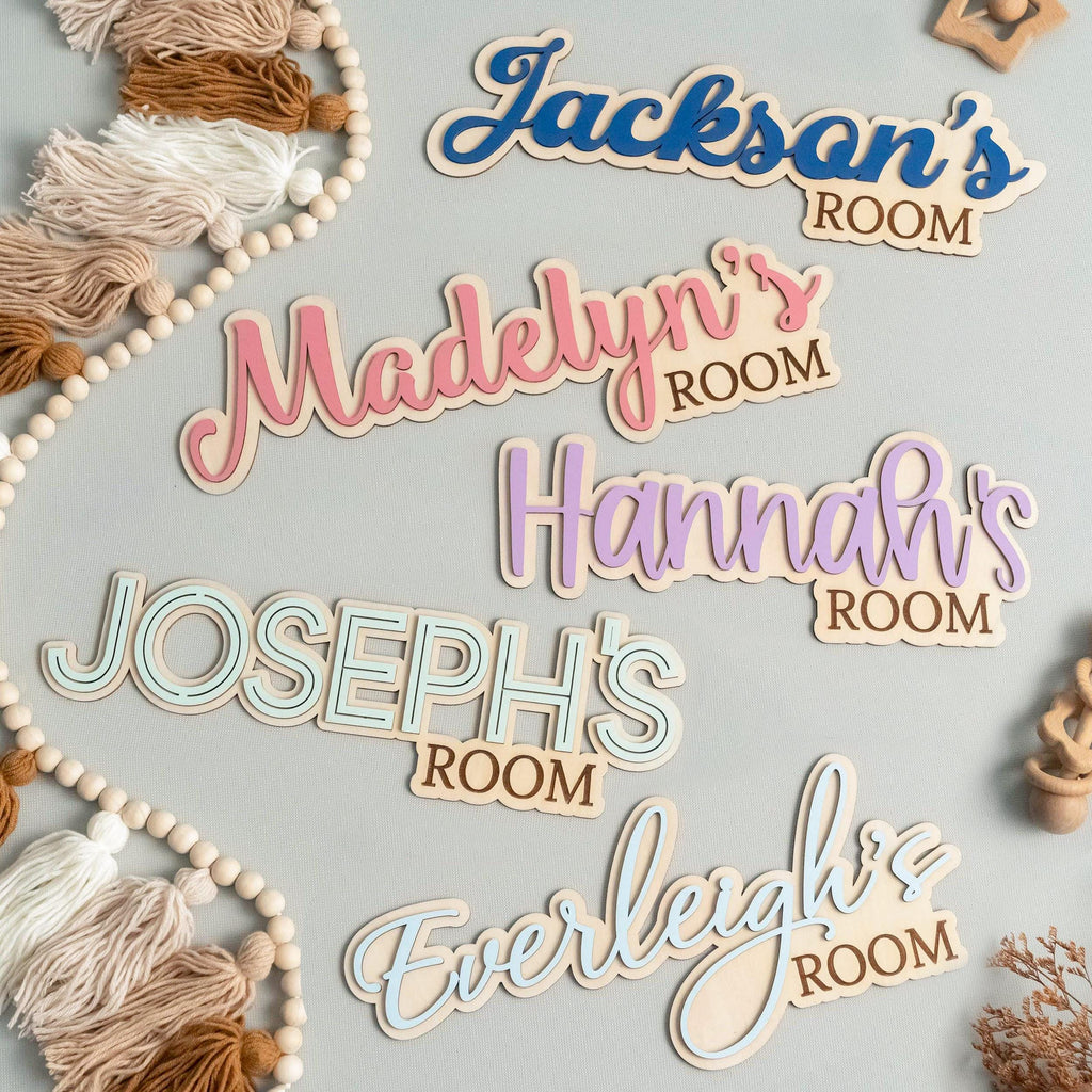 Personalized Wooden Name Sign for Nursery