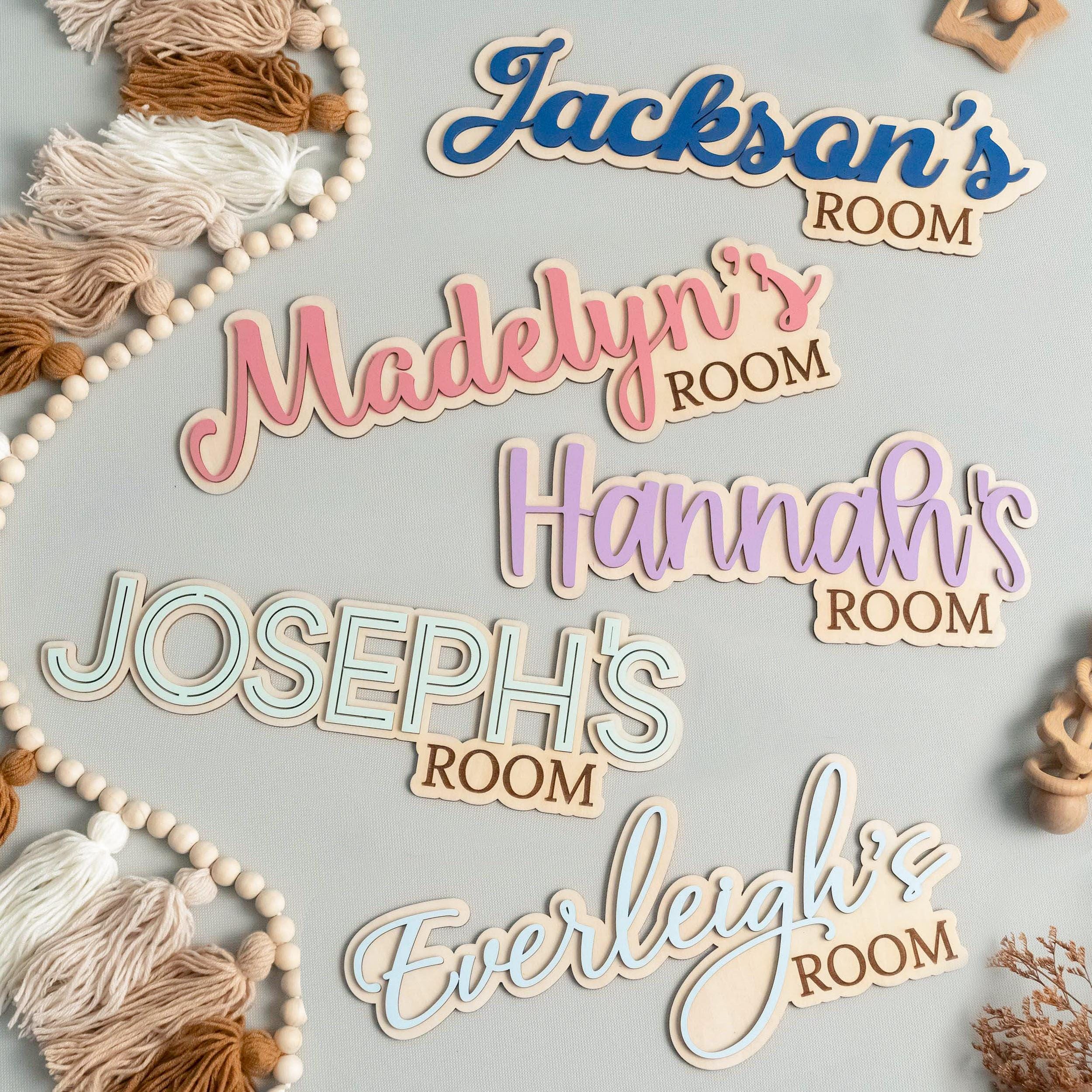 Personalized Wooden Name Sign for Nursery
