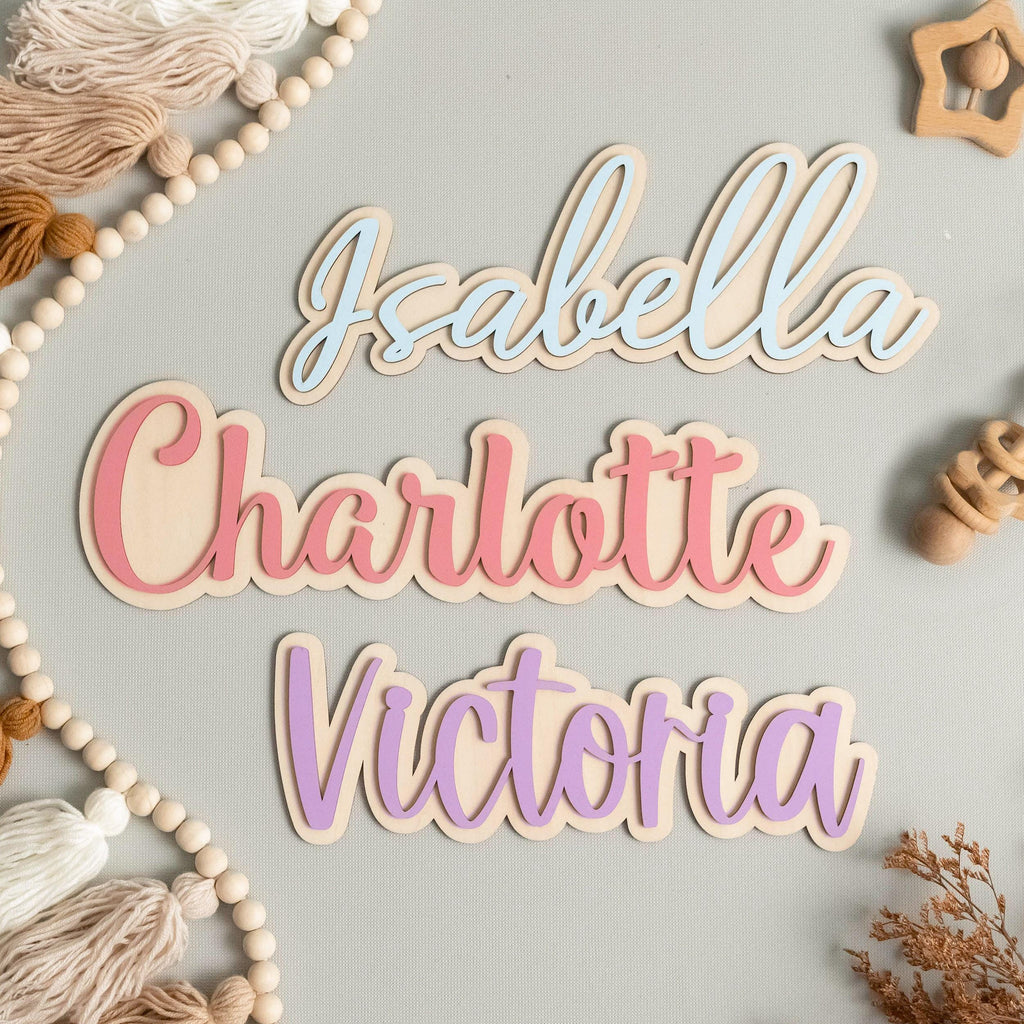 Personalized Kids Door Name Sign