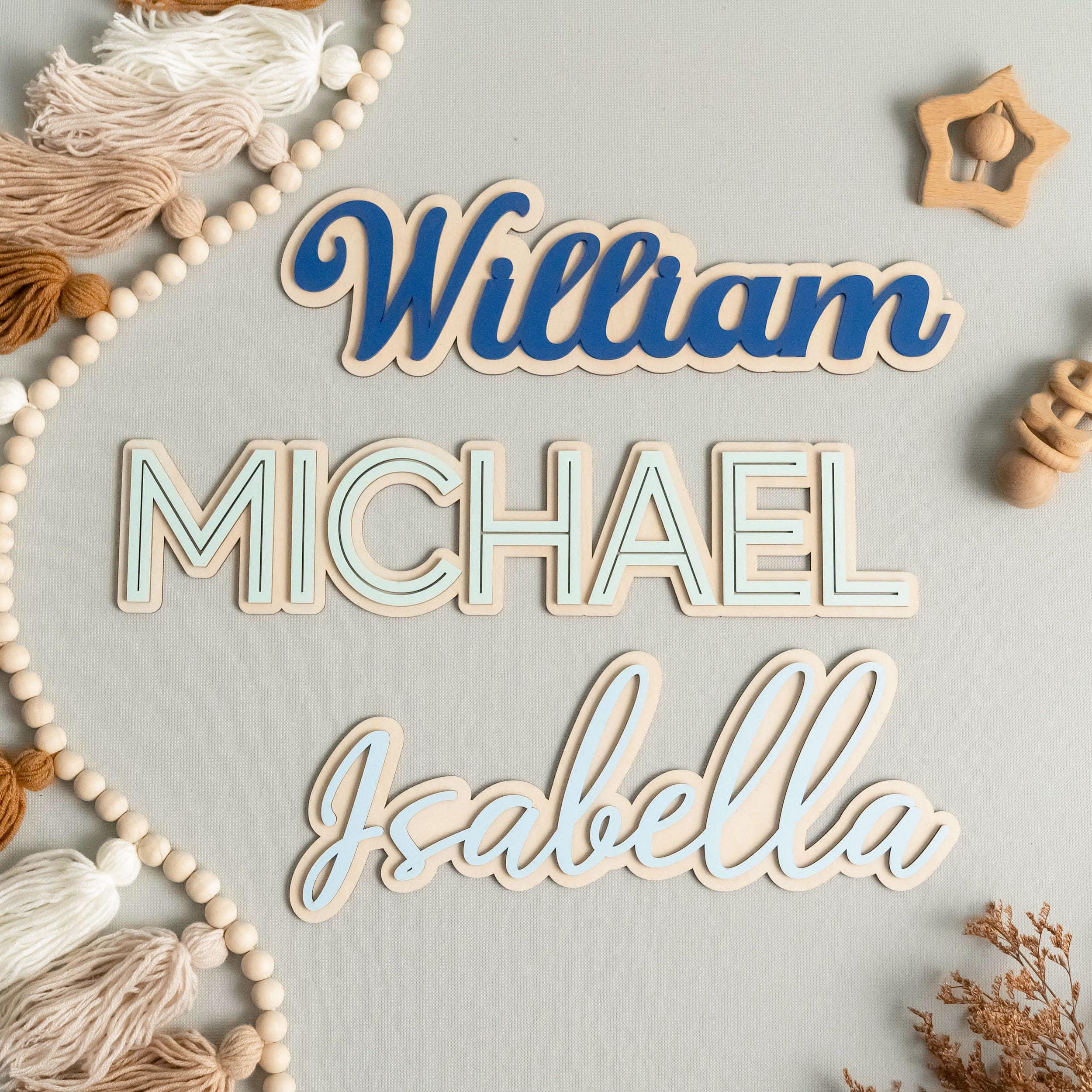 Personalized Kids Door Name Sign