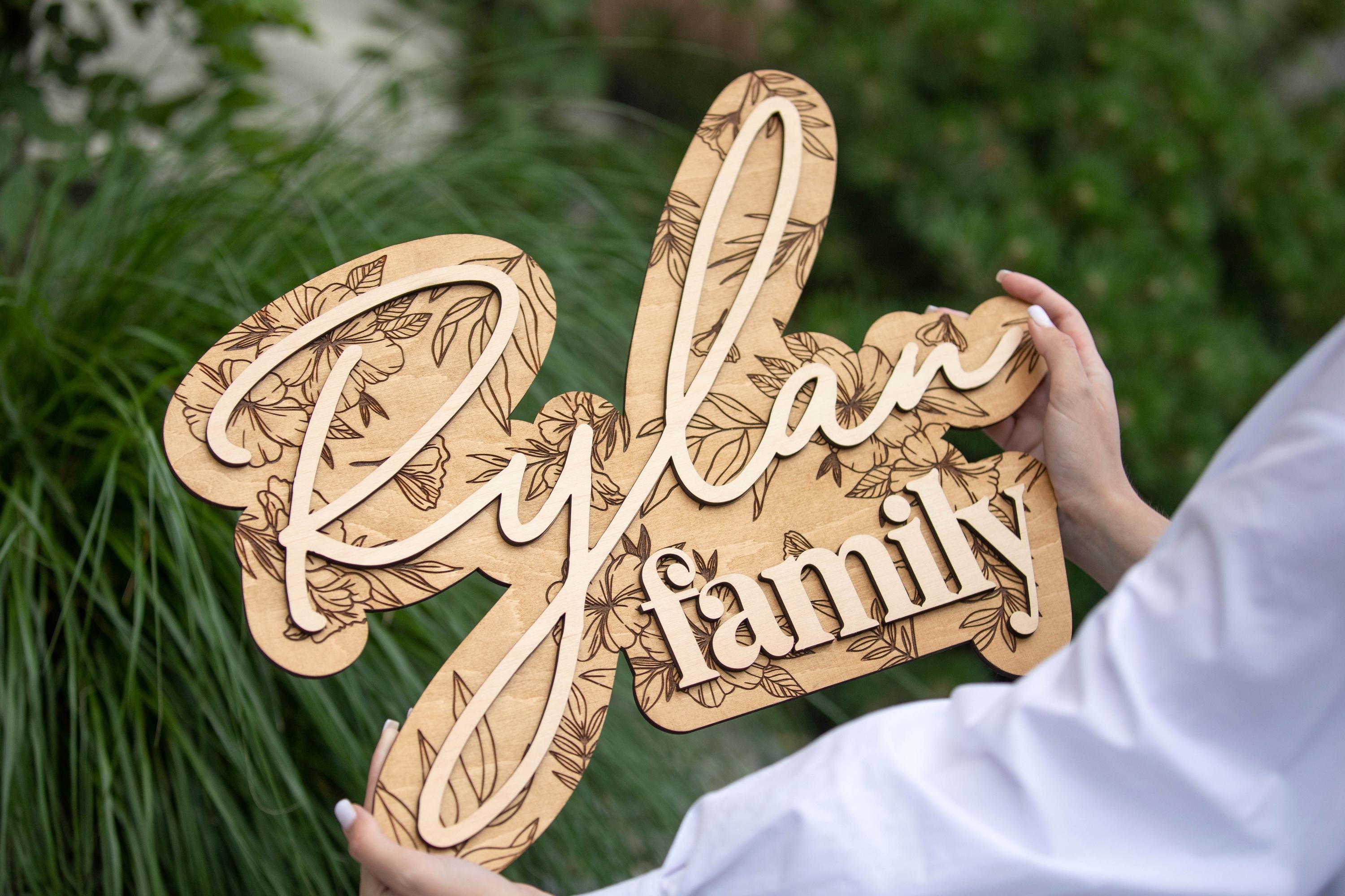 Wooden Sign Perfect Family Housewarming Gift