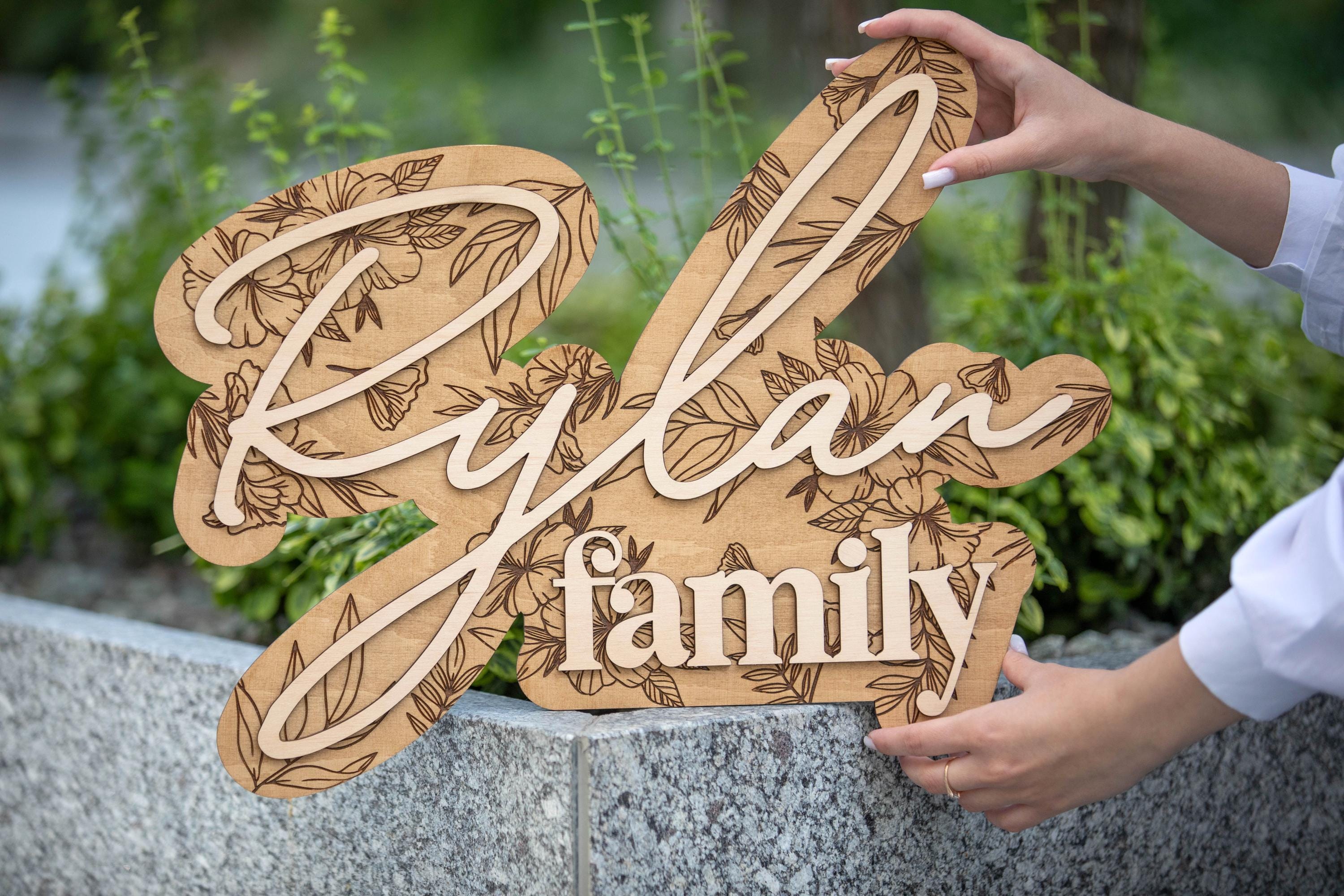 Wooden Sign Perfect Family Housewarming Gift