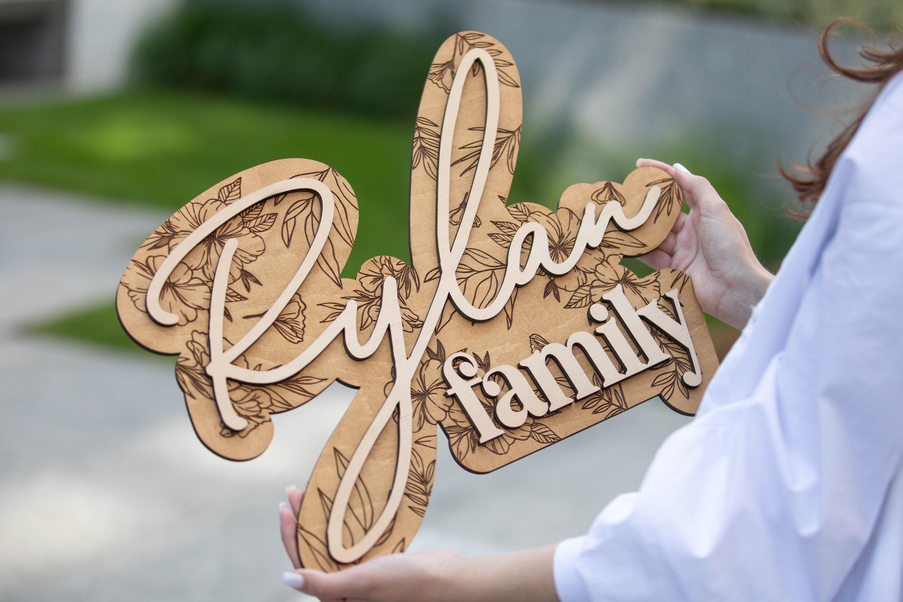 Wooden Sign Perfect Family Housewarming Gift