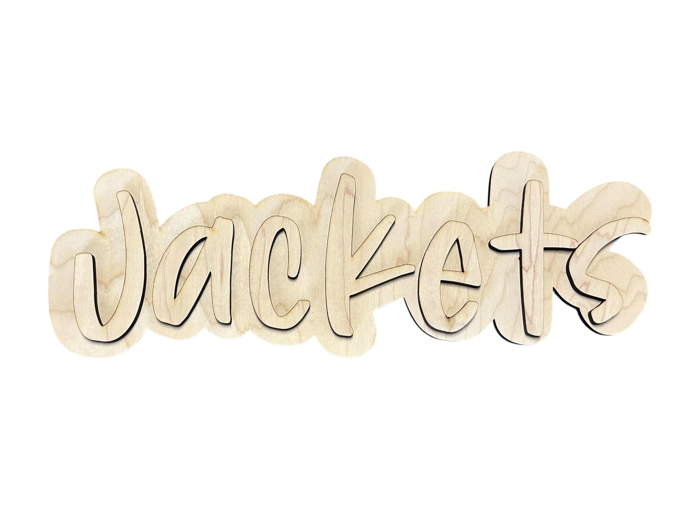 Laser Cut Wood Names  Kids Room Wall Art